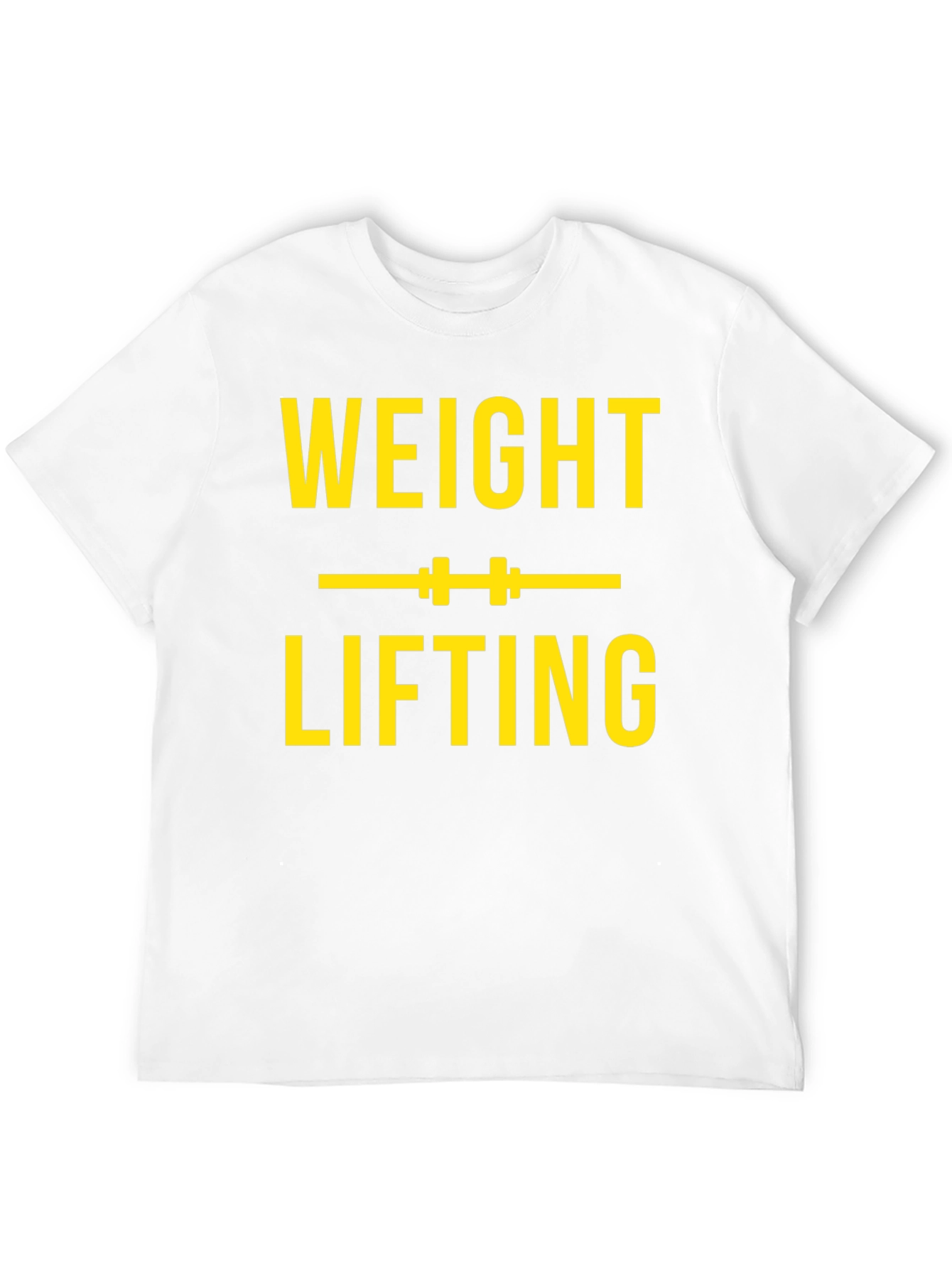 Weight Lifting Graphic Tee - Black