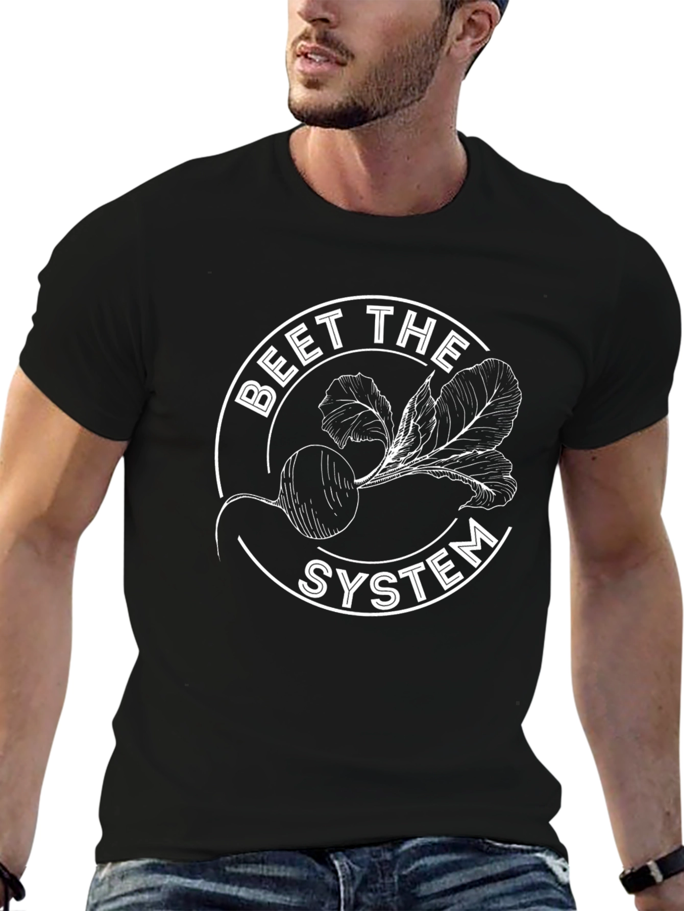 Beet The System Graphic T-Shirt