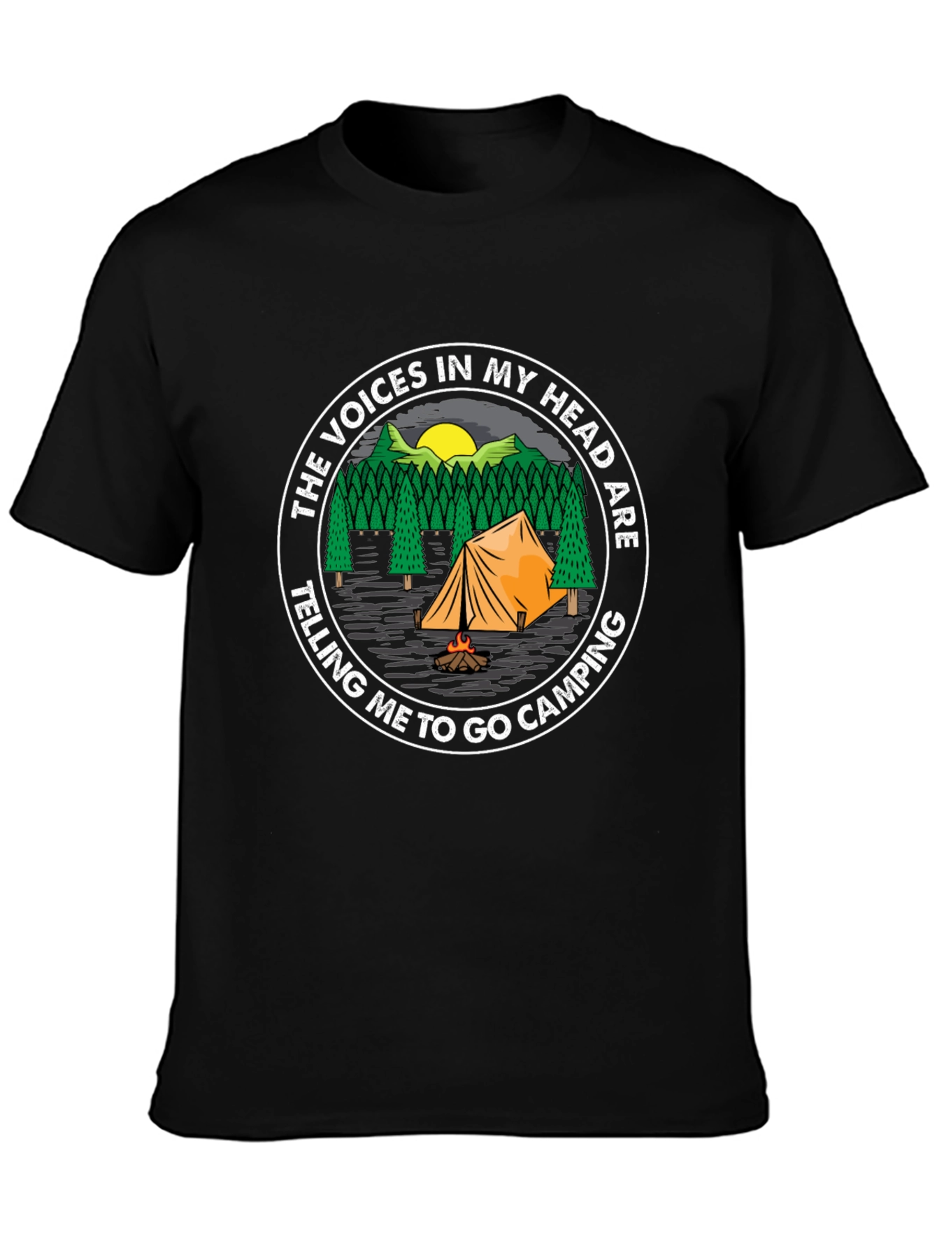 Camping Trip T-Shirt: Voices in My Head Tee