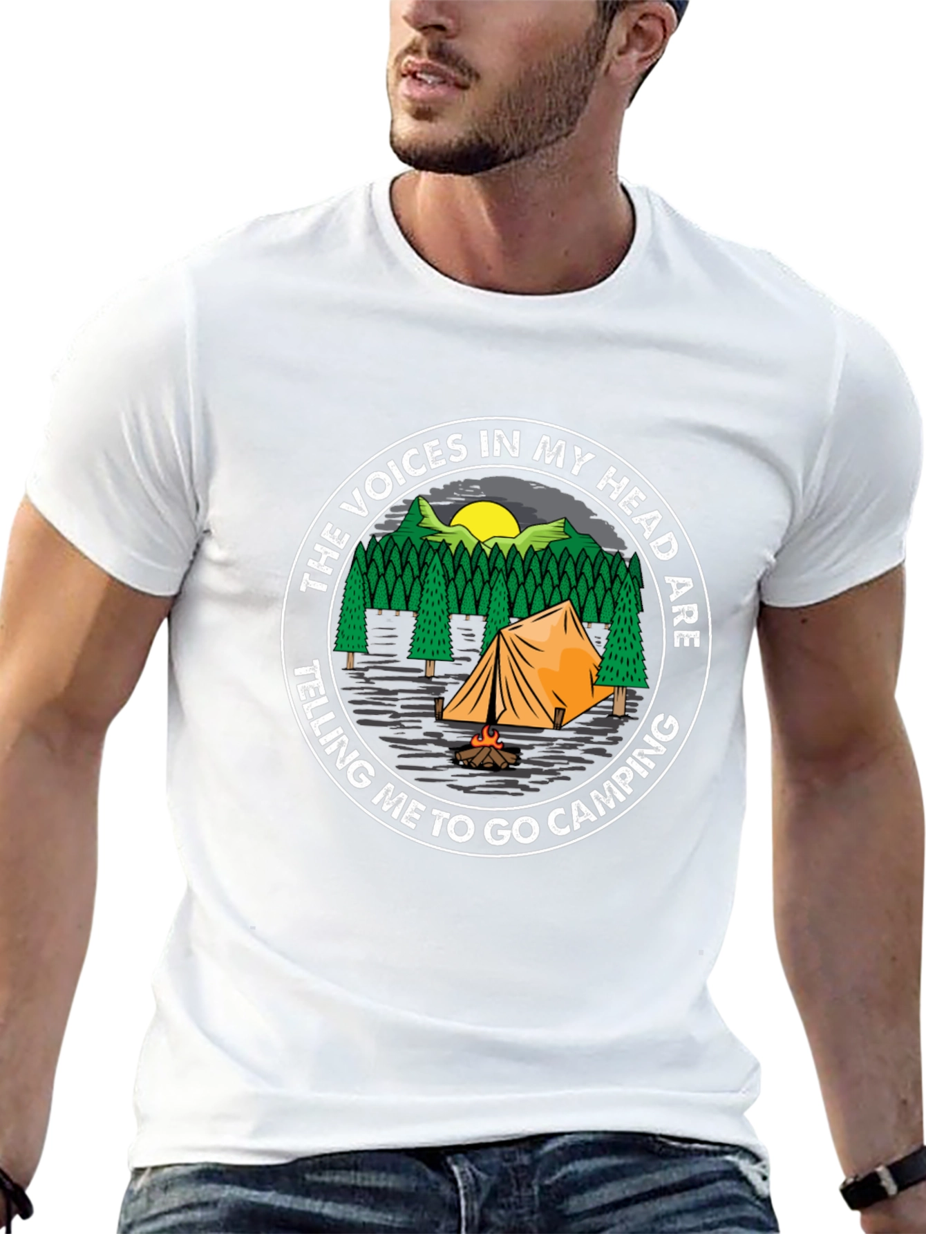 Camping Trip T-Shirt: Voices in My Head Tee