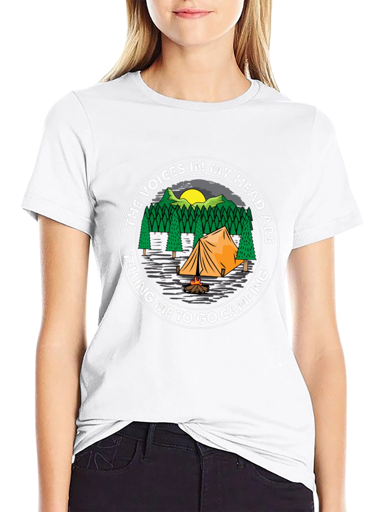 Camping Trip T-Shirt: Voices in My Head Tee
