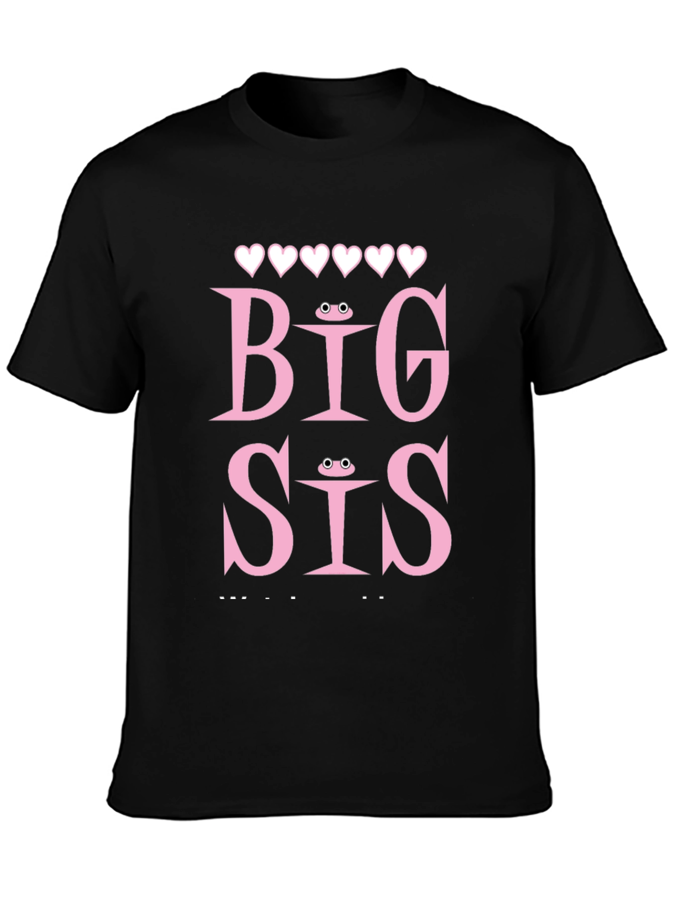 Big Sis T-Shirt Frog Eye Detail