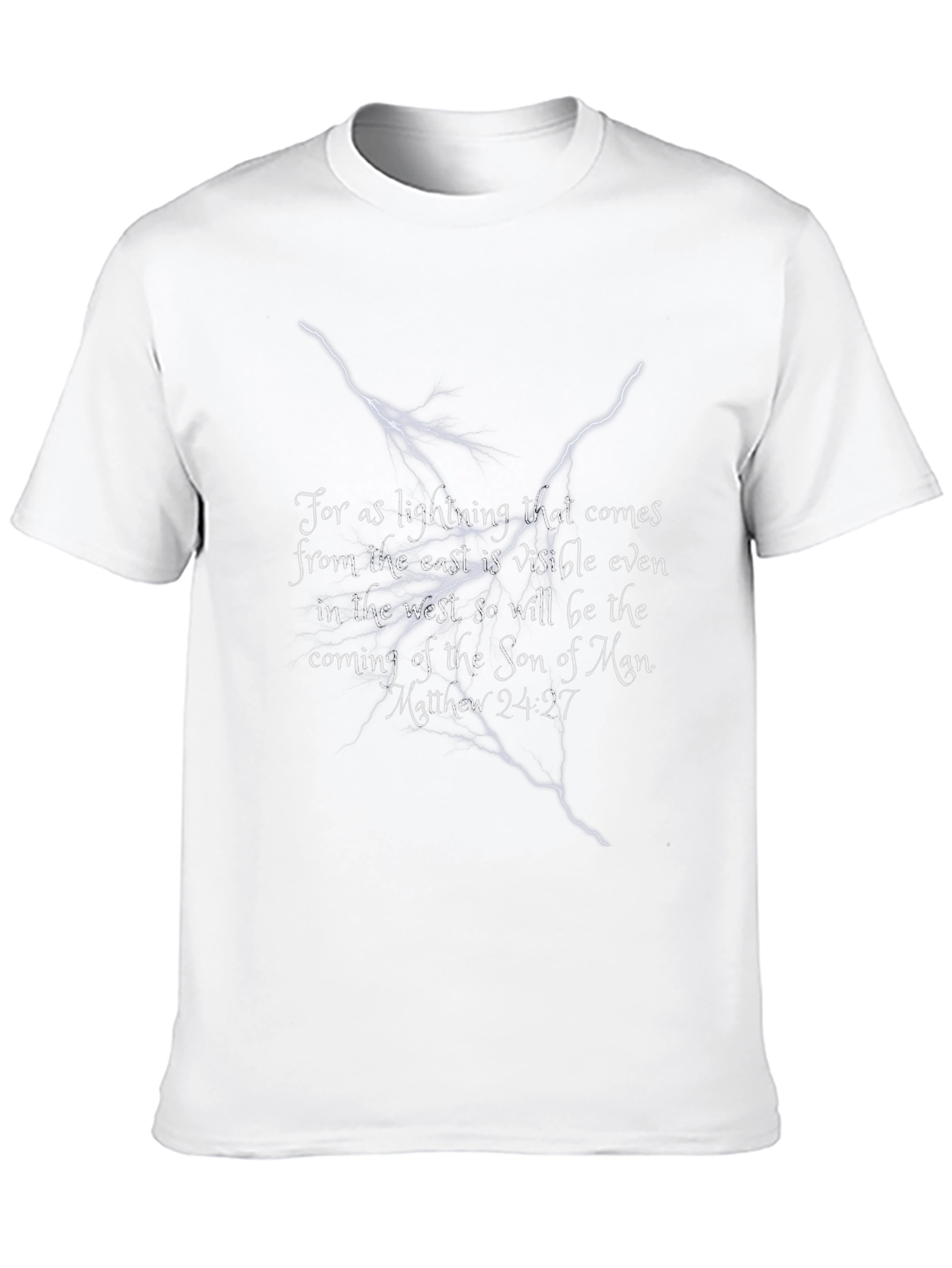 Matthew 24:27 Lightning T-Shirt
