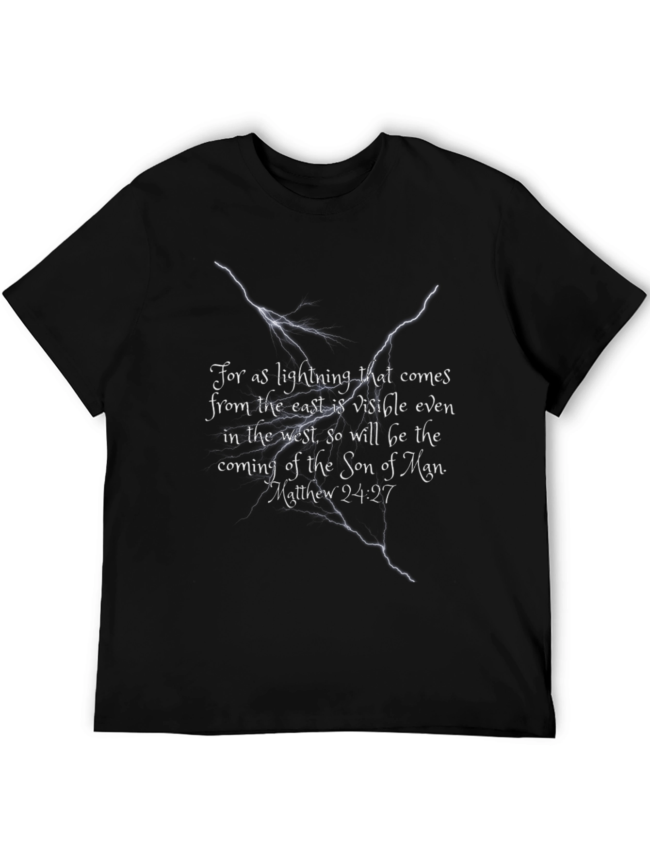 Matthew 24:27 Lightning T-Shirt