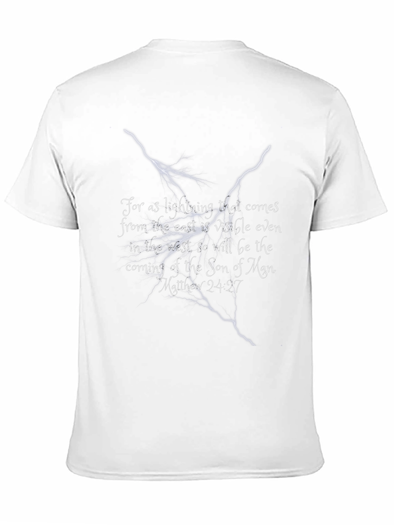 Matthew 24:27 Lightning T-Shirt