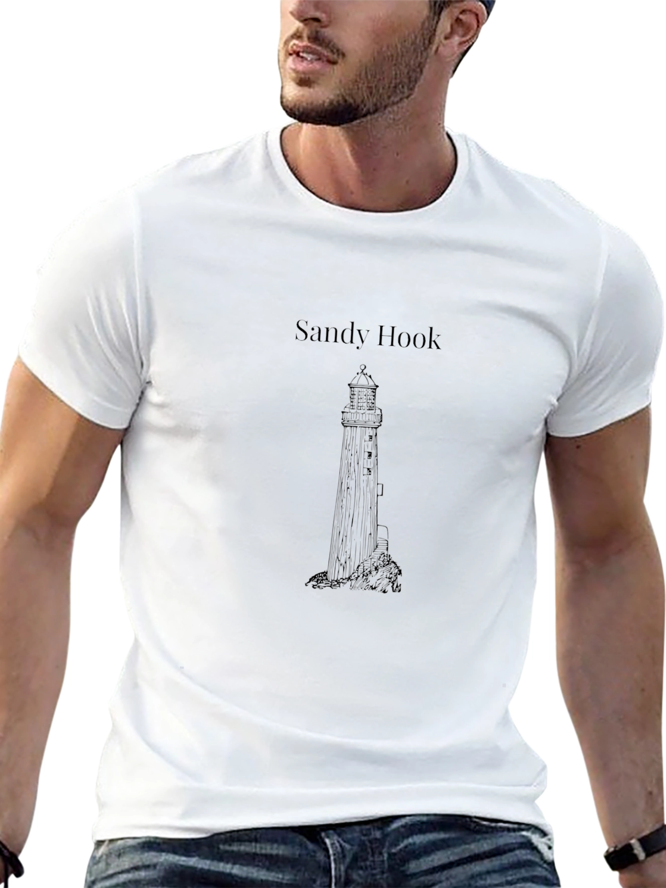 Sandy Hook Lighthouse Graphic Tee