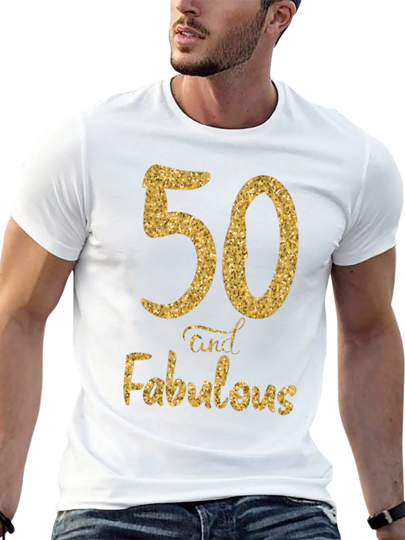50 and Fabulous Birthday T-Shirt