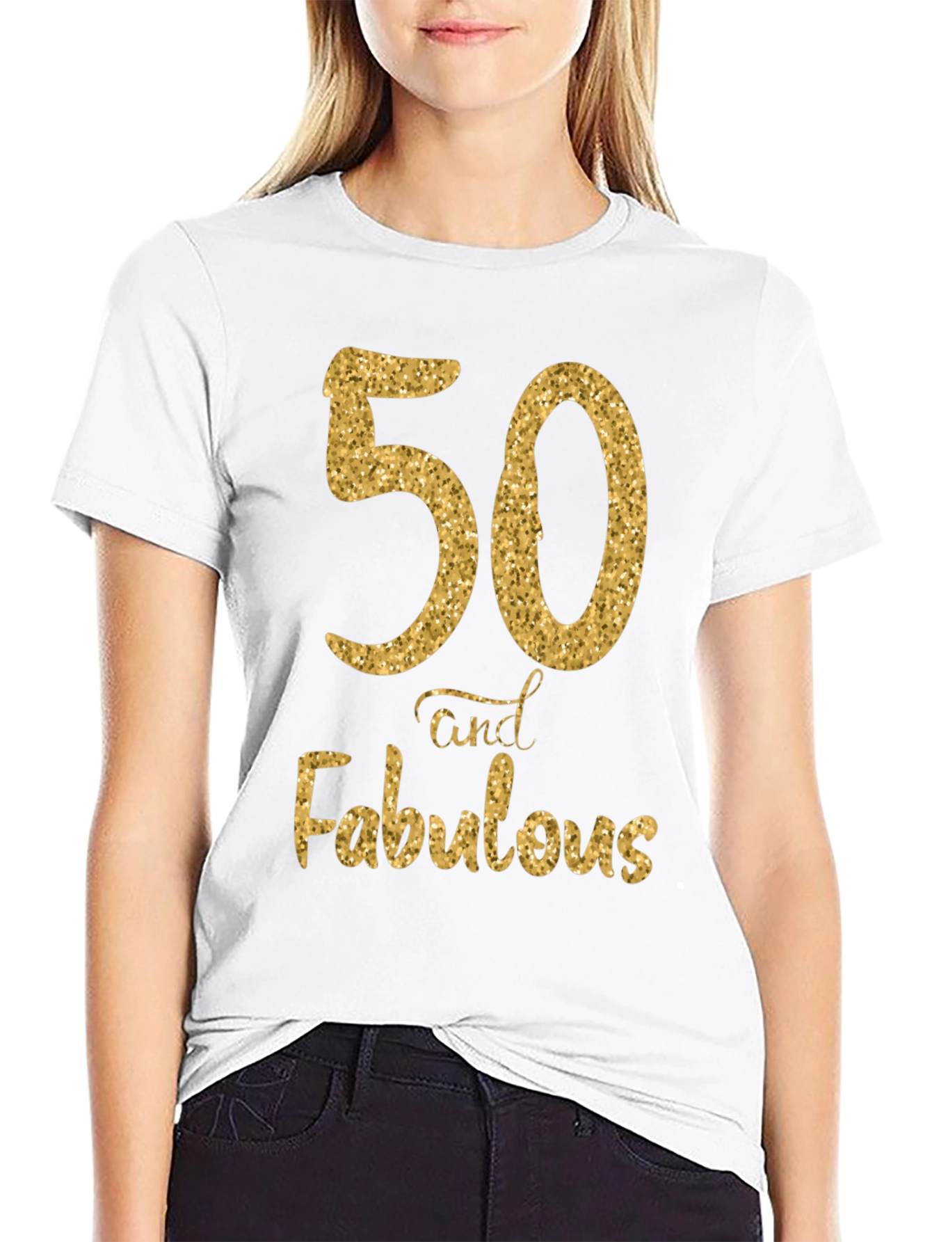 50 and Fabulous Birthday T-Shirt