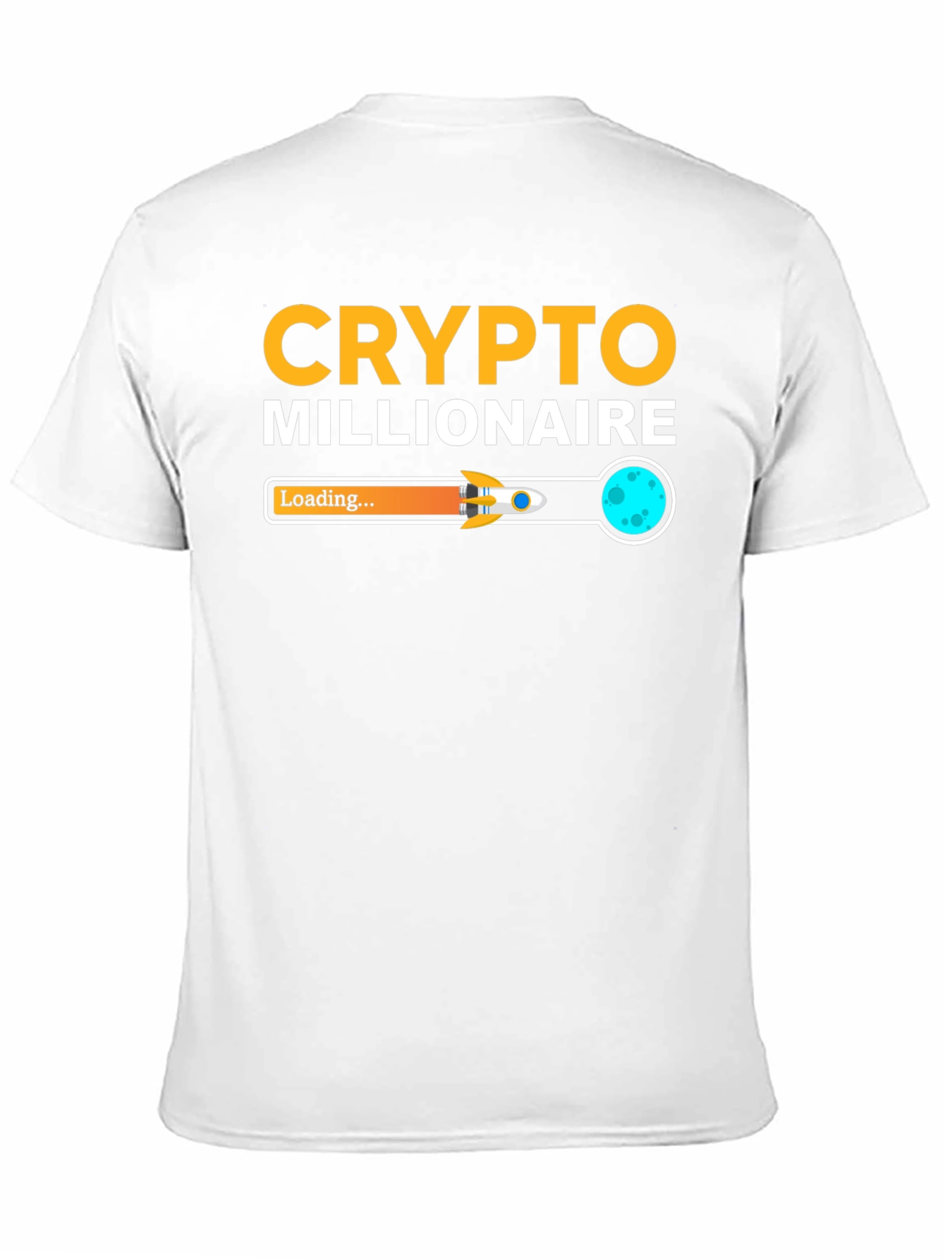 Crypto Millionaire Loading Black T-Shirt