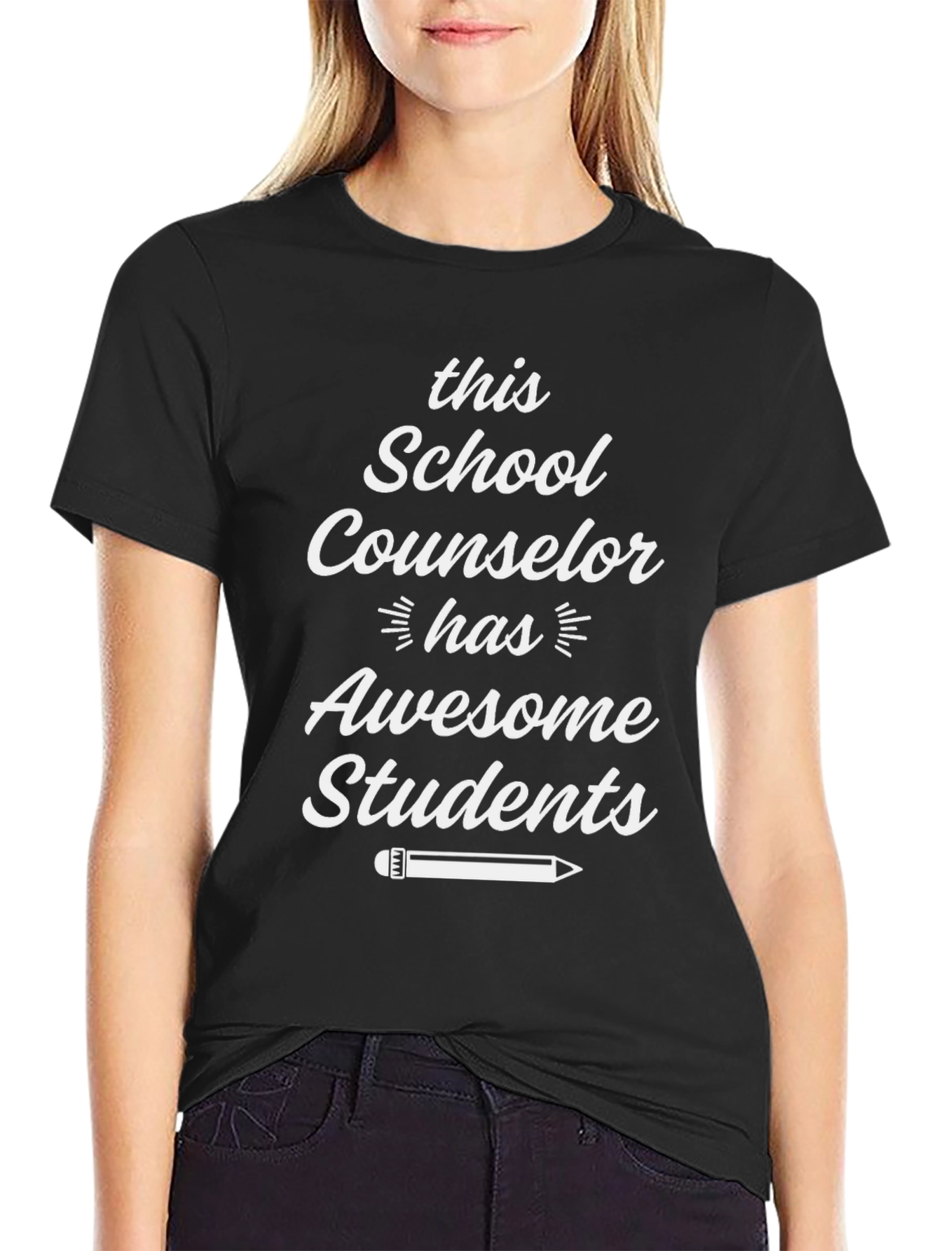 School Counselor Awesome Students T-Shirt