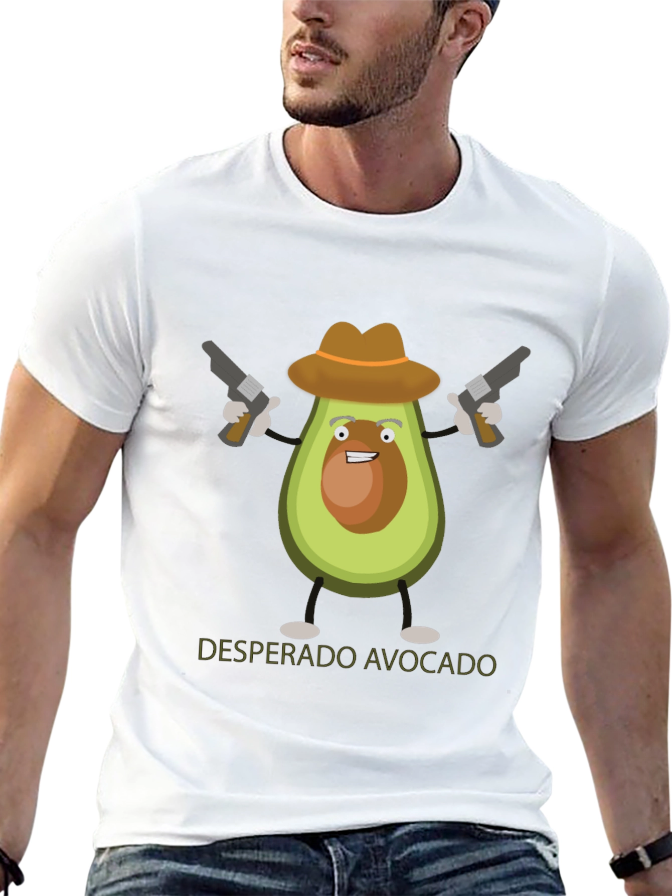 Desperado Avocado Graphic T-Shirt - Funny Western Tee