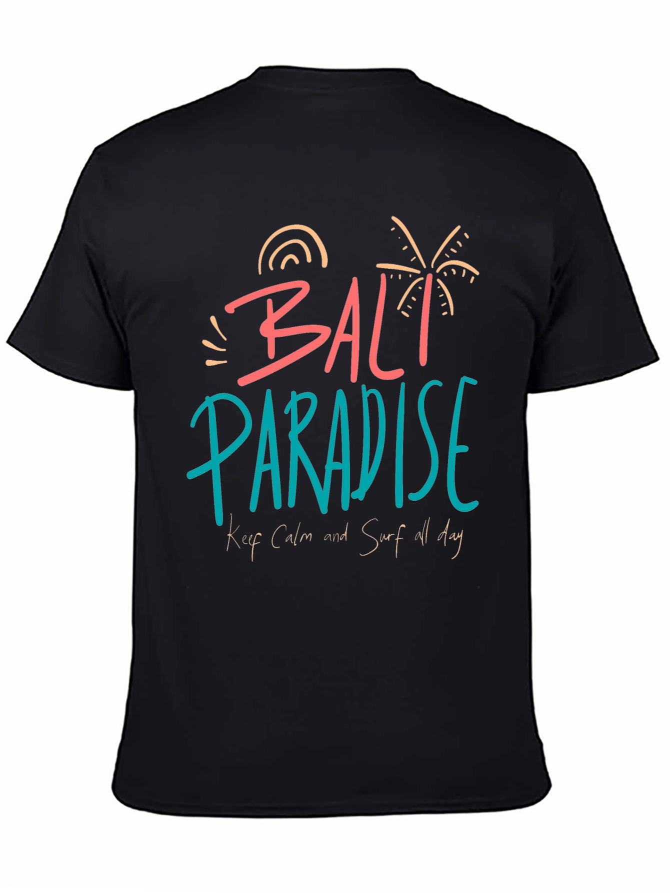 Bali Paradise Graphic Tee - Relaxed Surf Style