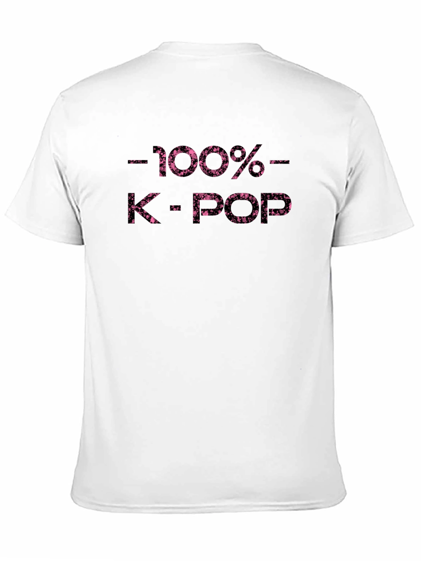 100% K-Pop T-Shirt - Black Graphic Tee