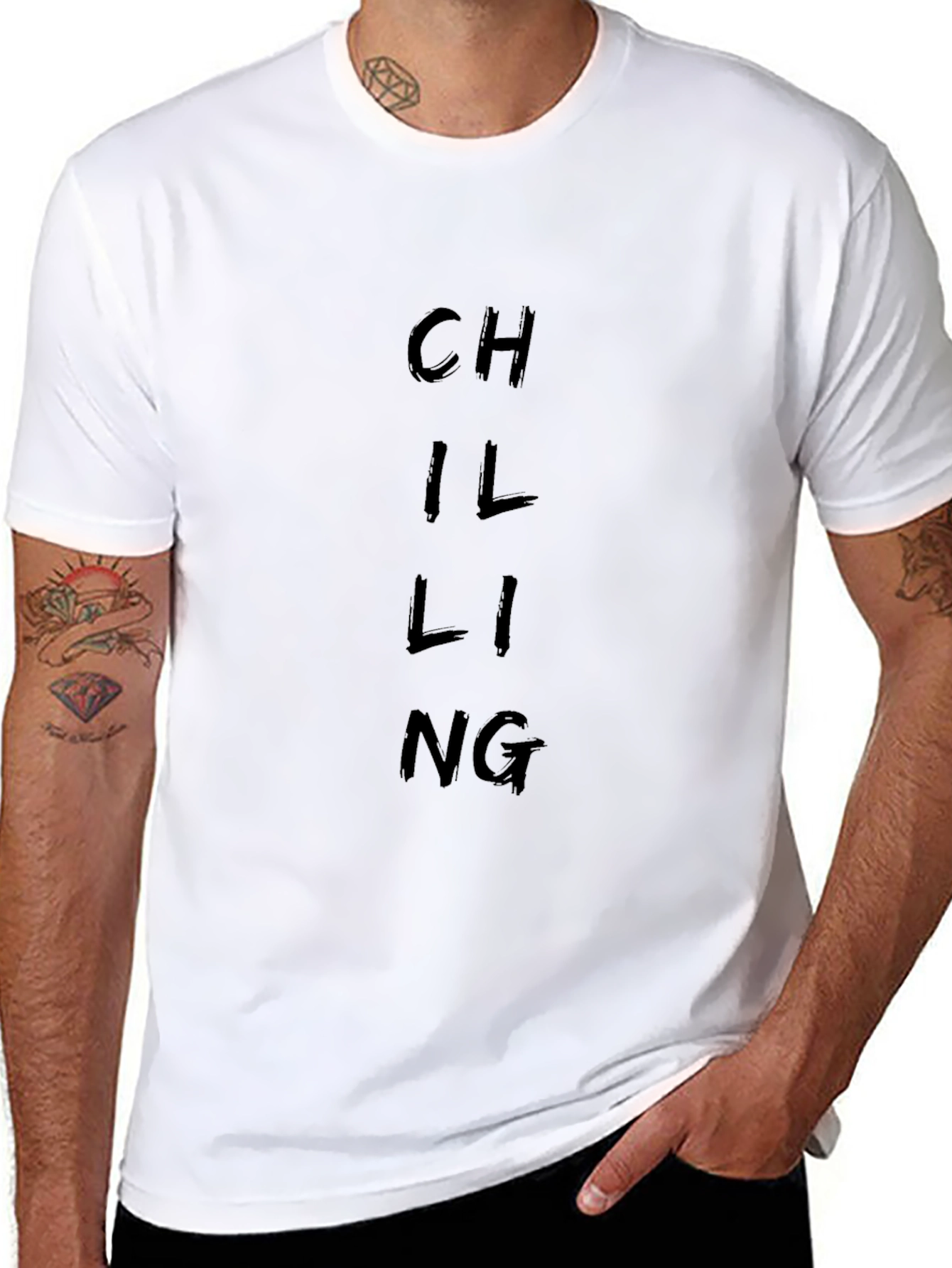 Chilling Black T-Shirt