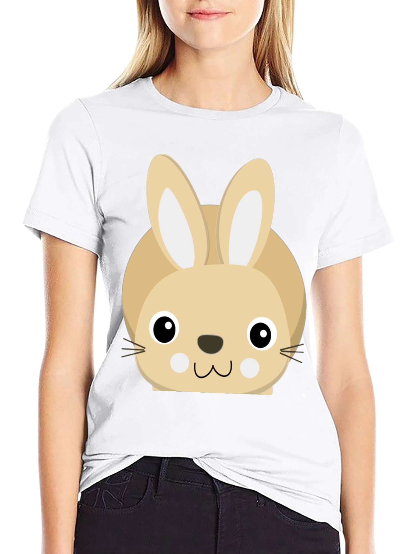 Cute Bunny Graphic T-Shirt - Soft & Comfortable
