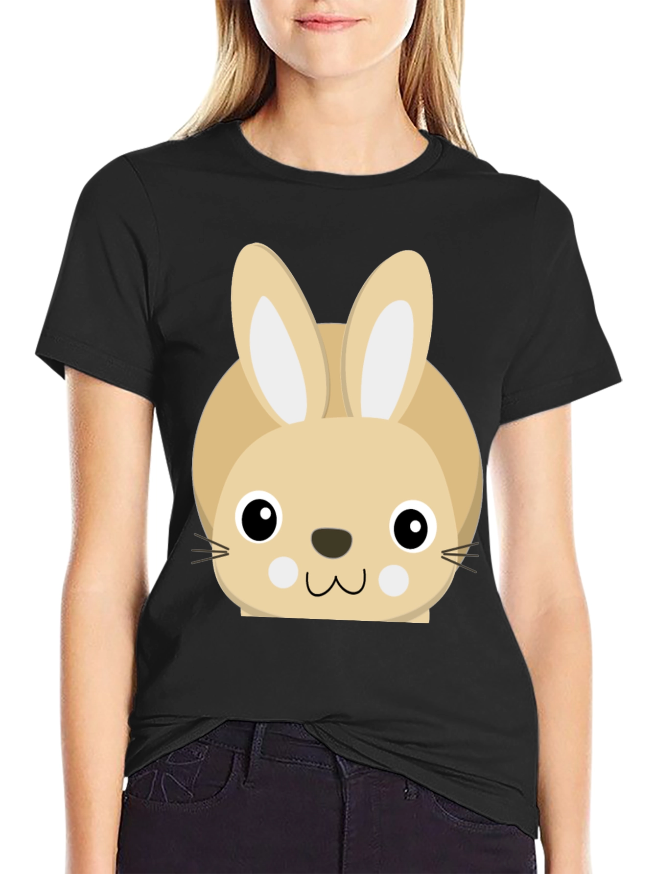 Cute Bunny Graphic T-Shirt - Soft & Comfortable