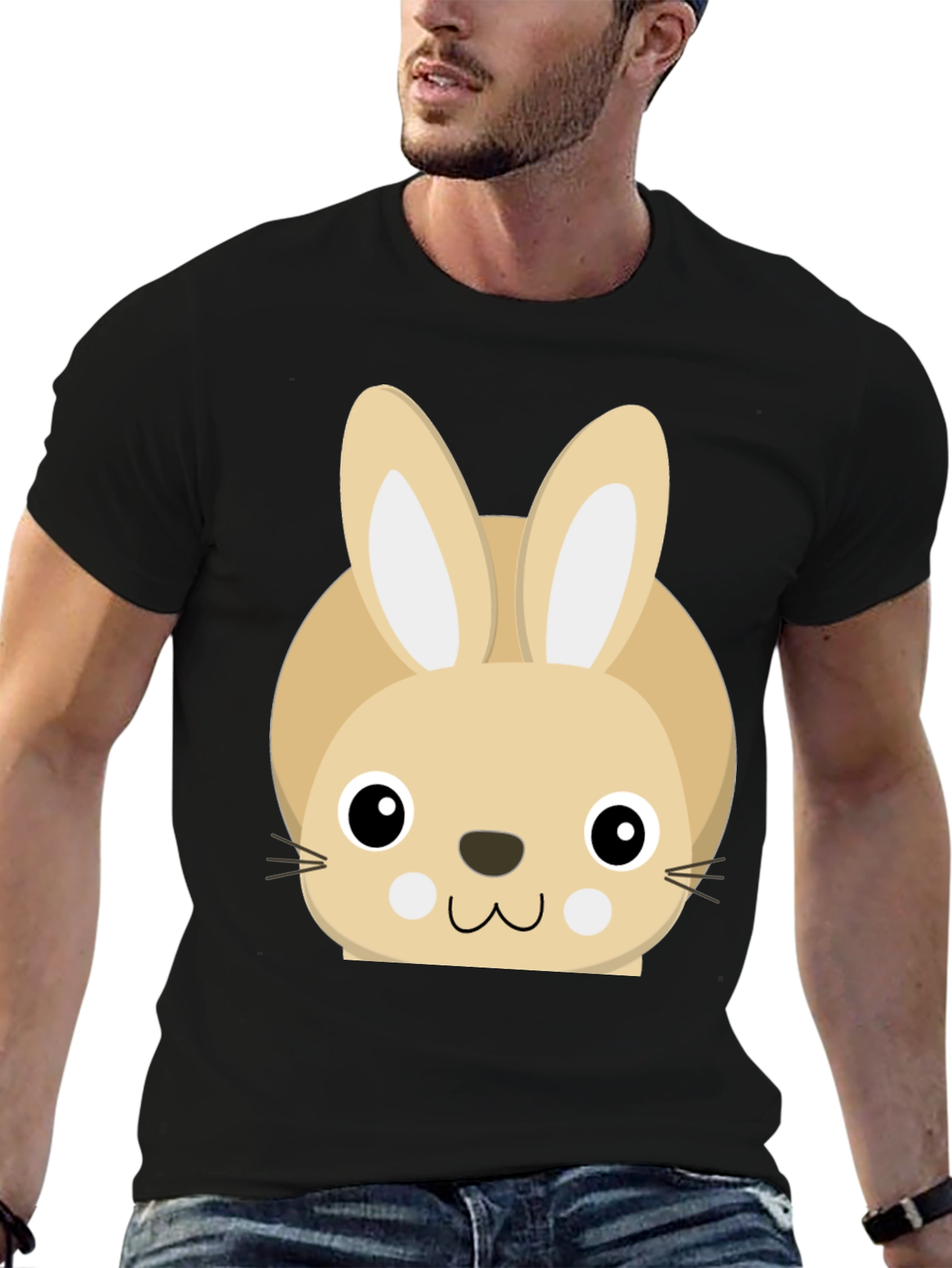 Cute Bunny Graphic T-Shirt - Soft & Comfortable