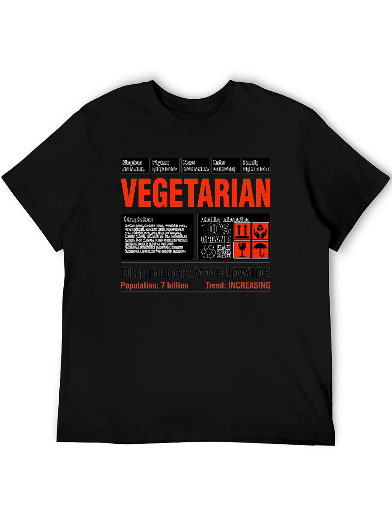 Vegetarian Anatomy T-Shirt - Animal Classification