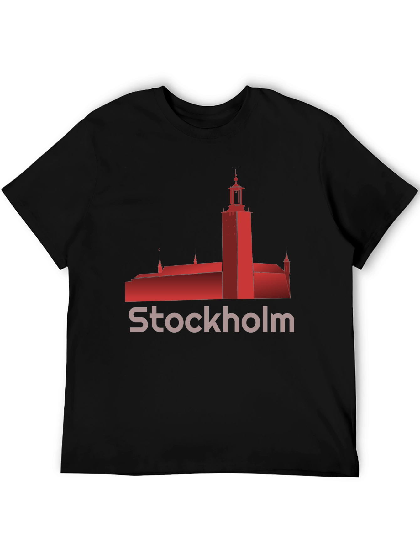 Stockholm City Hall Building Graphic T-Shirt