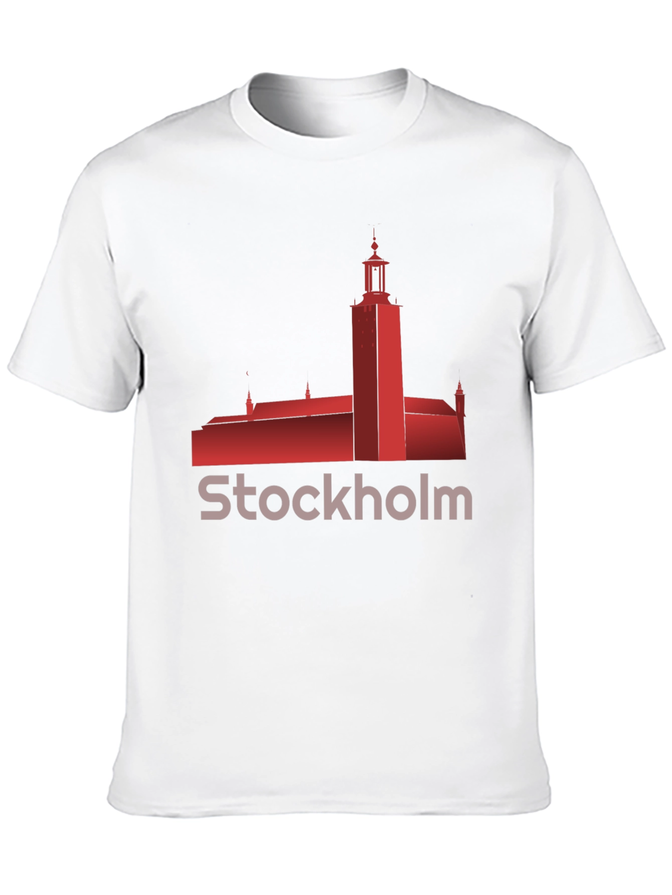 Stockholm City Hall Building Graphic T-Shirt