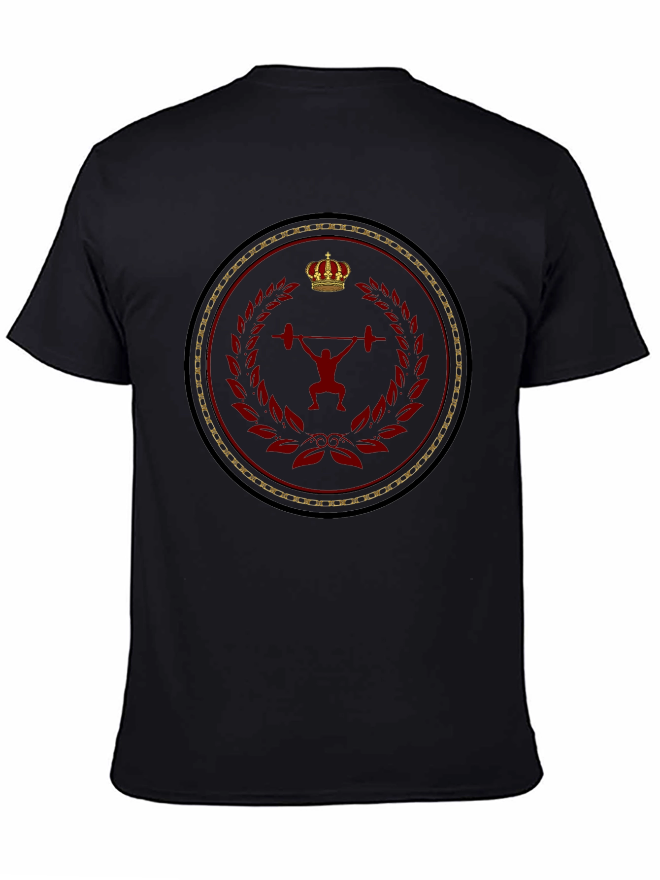 Weightlifting King Mens Black T-Shirt