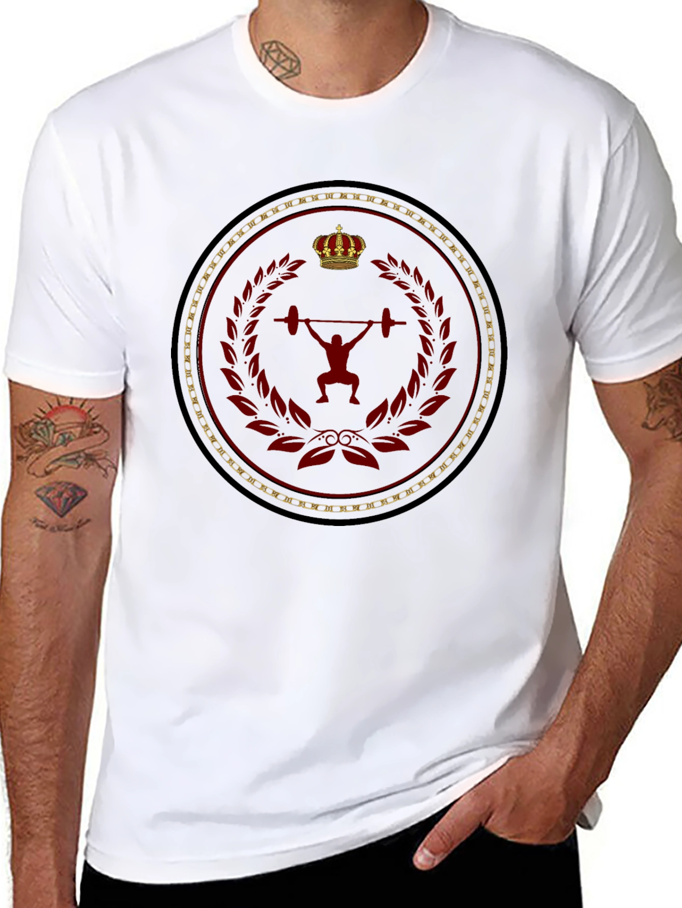 Weightlifting King Mens Black T-Shirt