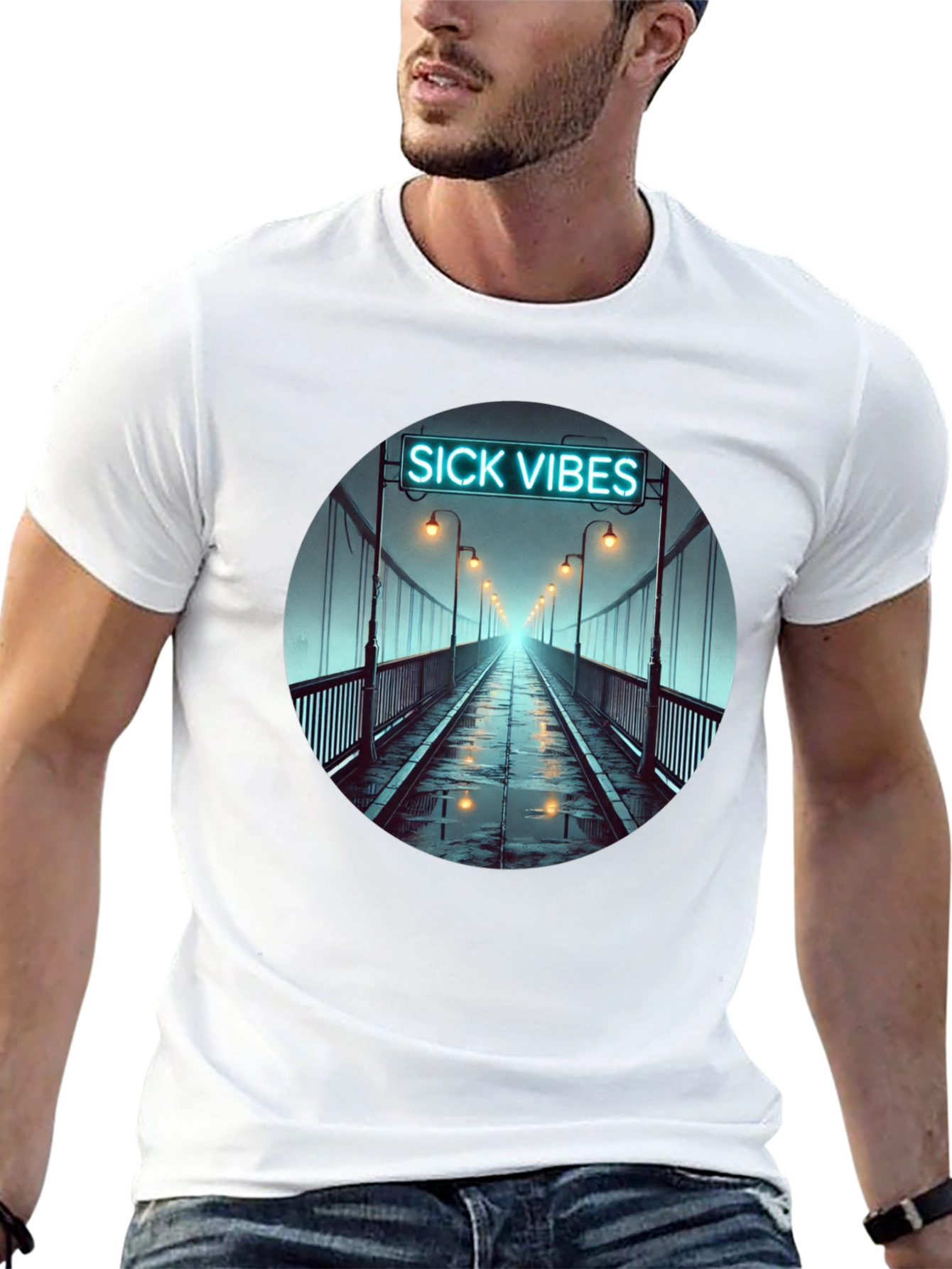 Sick Vibes Graphic T-Shirt
