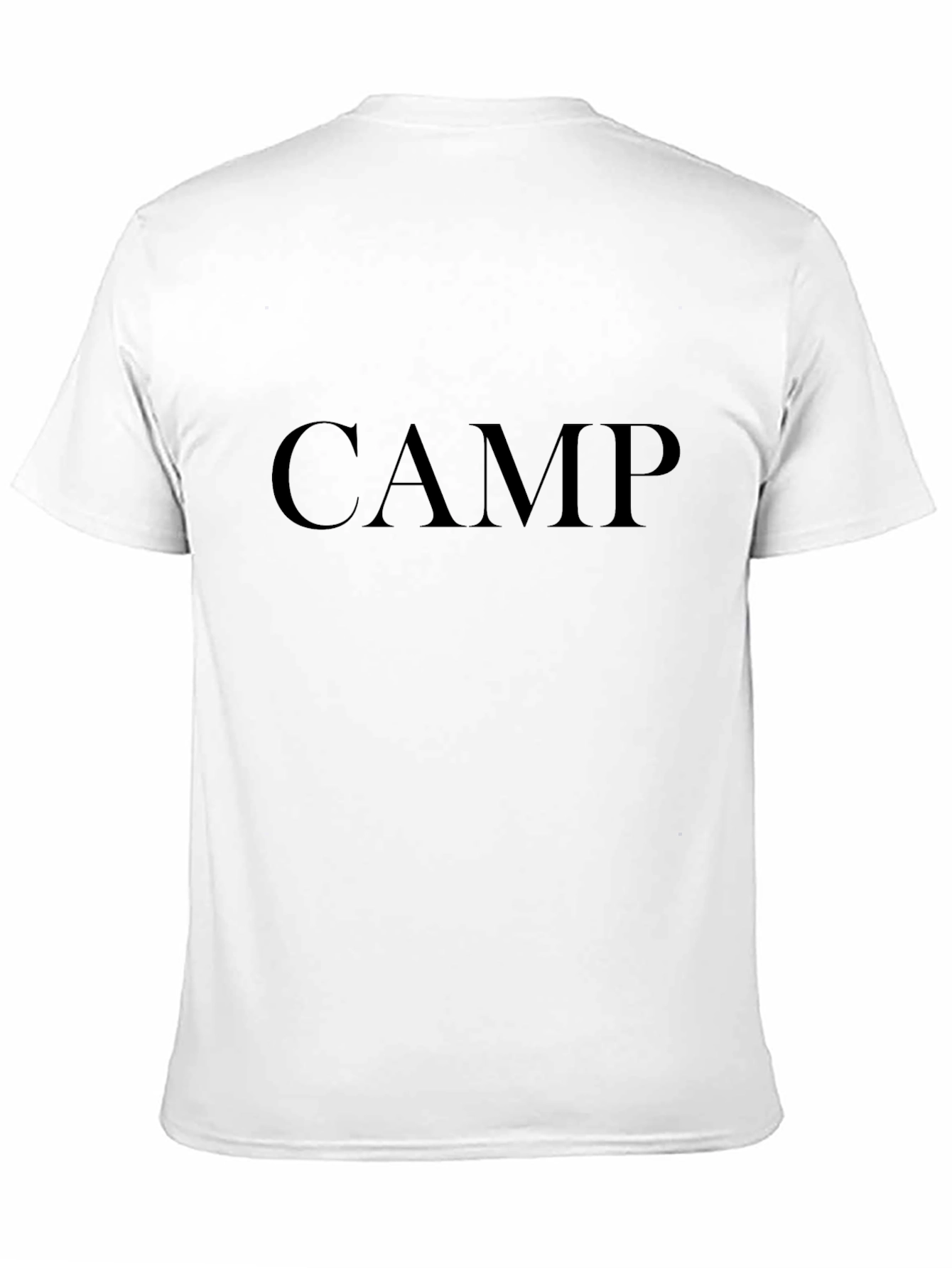 CAMP Black T-Shirt - Stylish & Comfortable