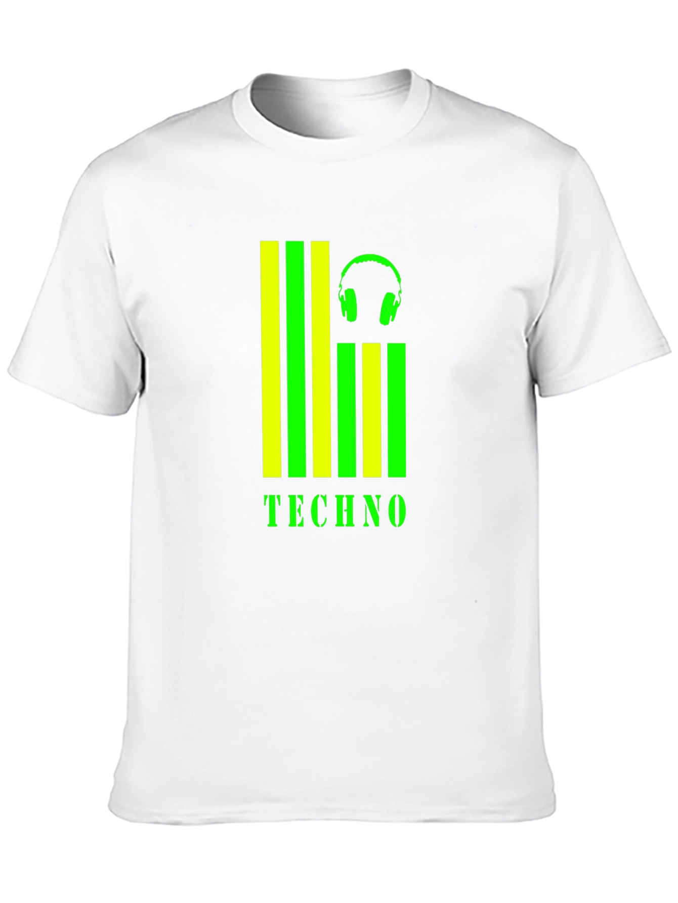 Techno Music Graphic T-Shirt - Black