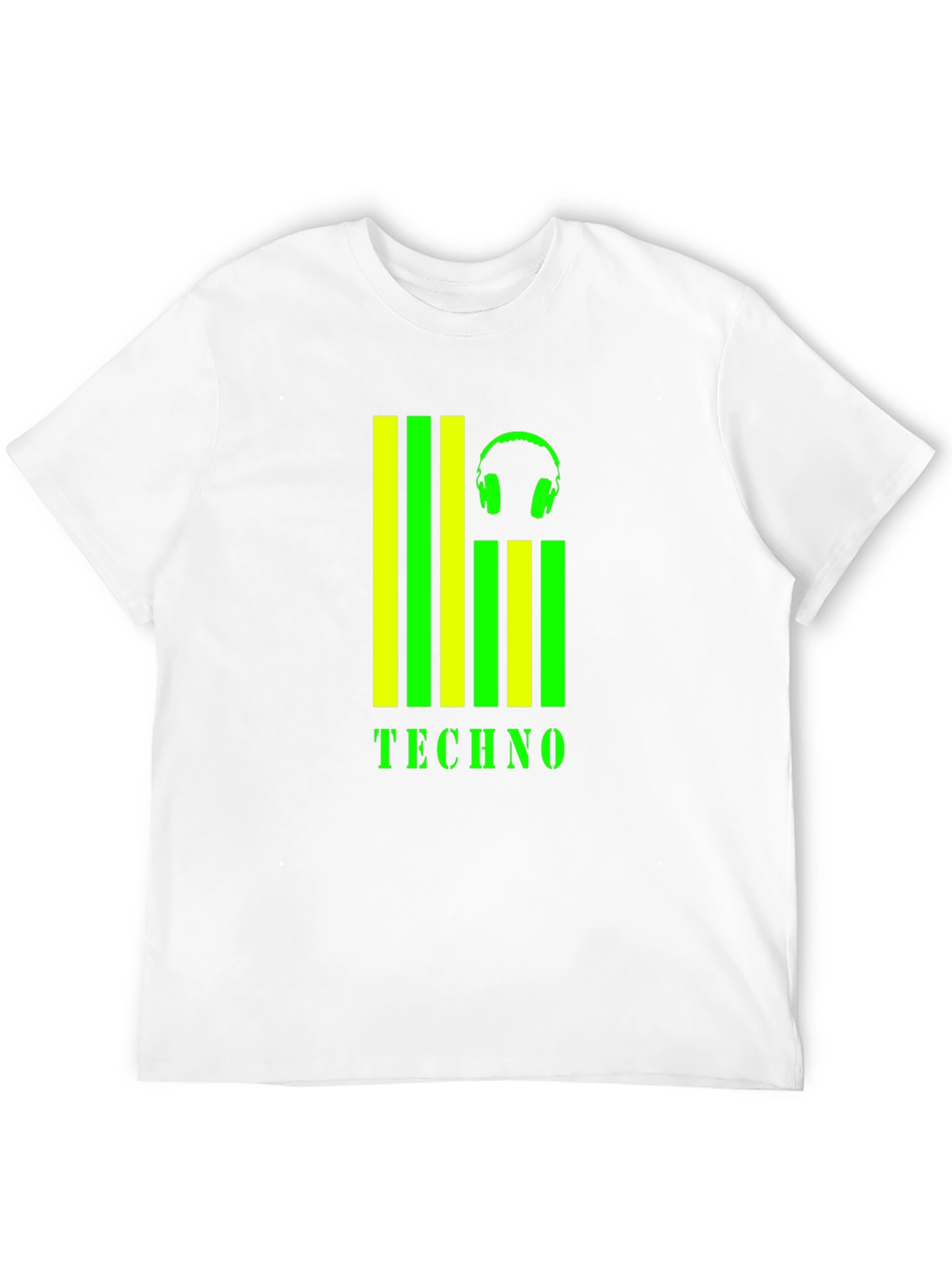 Techno Music Graphic T-Shirt - Black