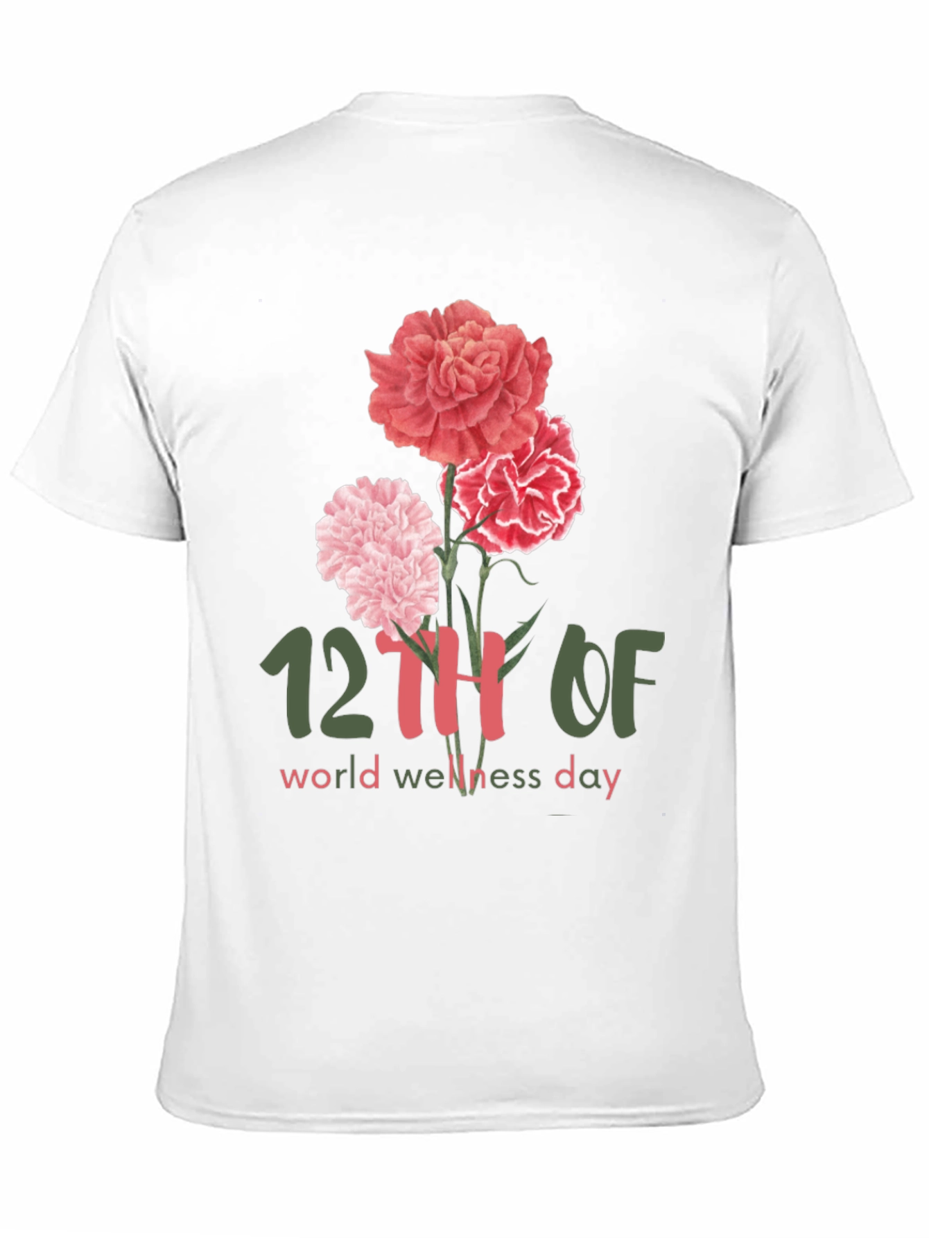 World Wellness Day Floral T-Shirt