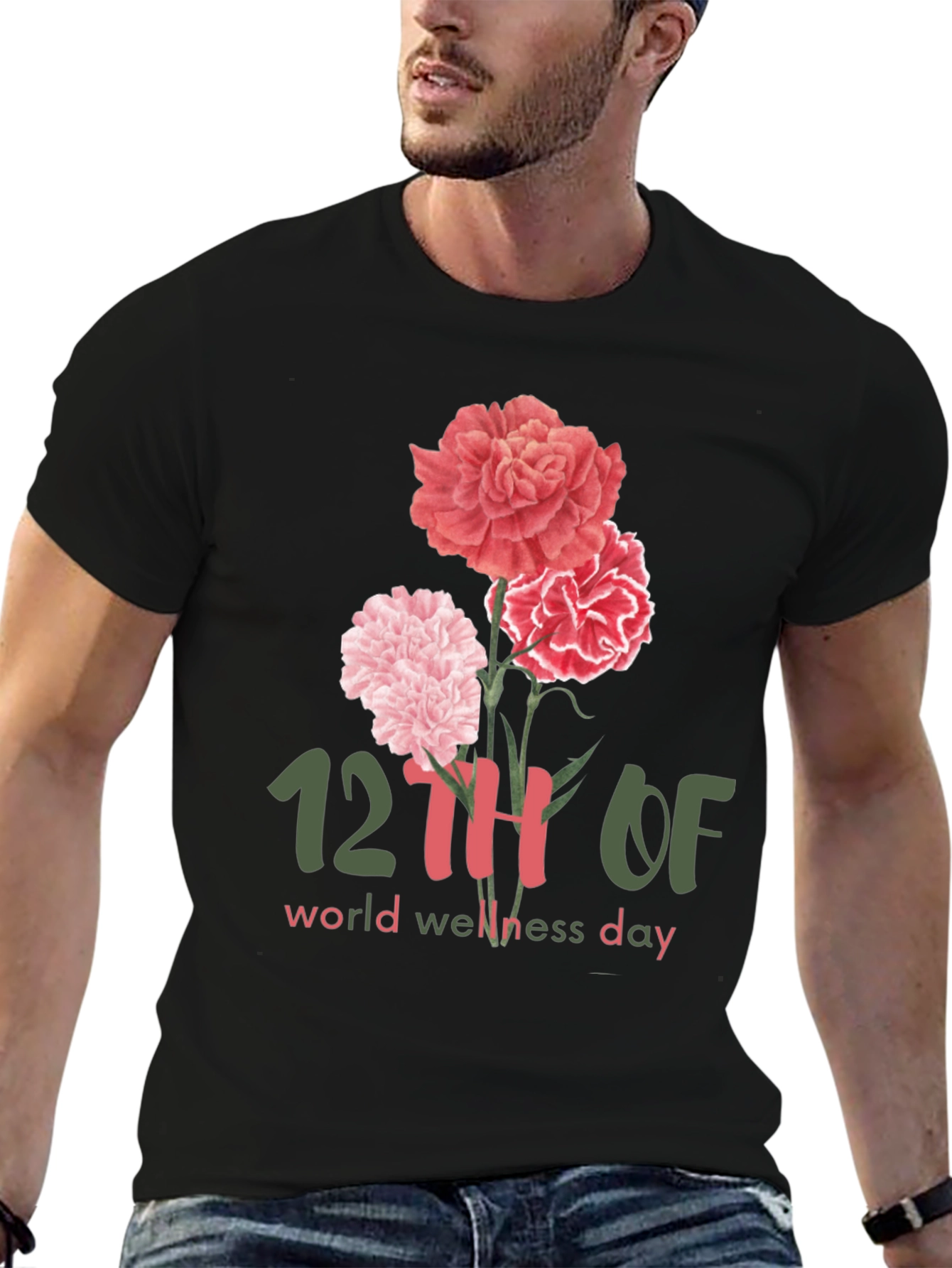 World Wellness Day Floral T-Shirt