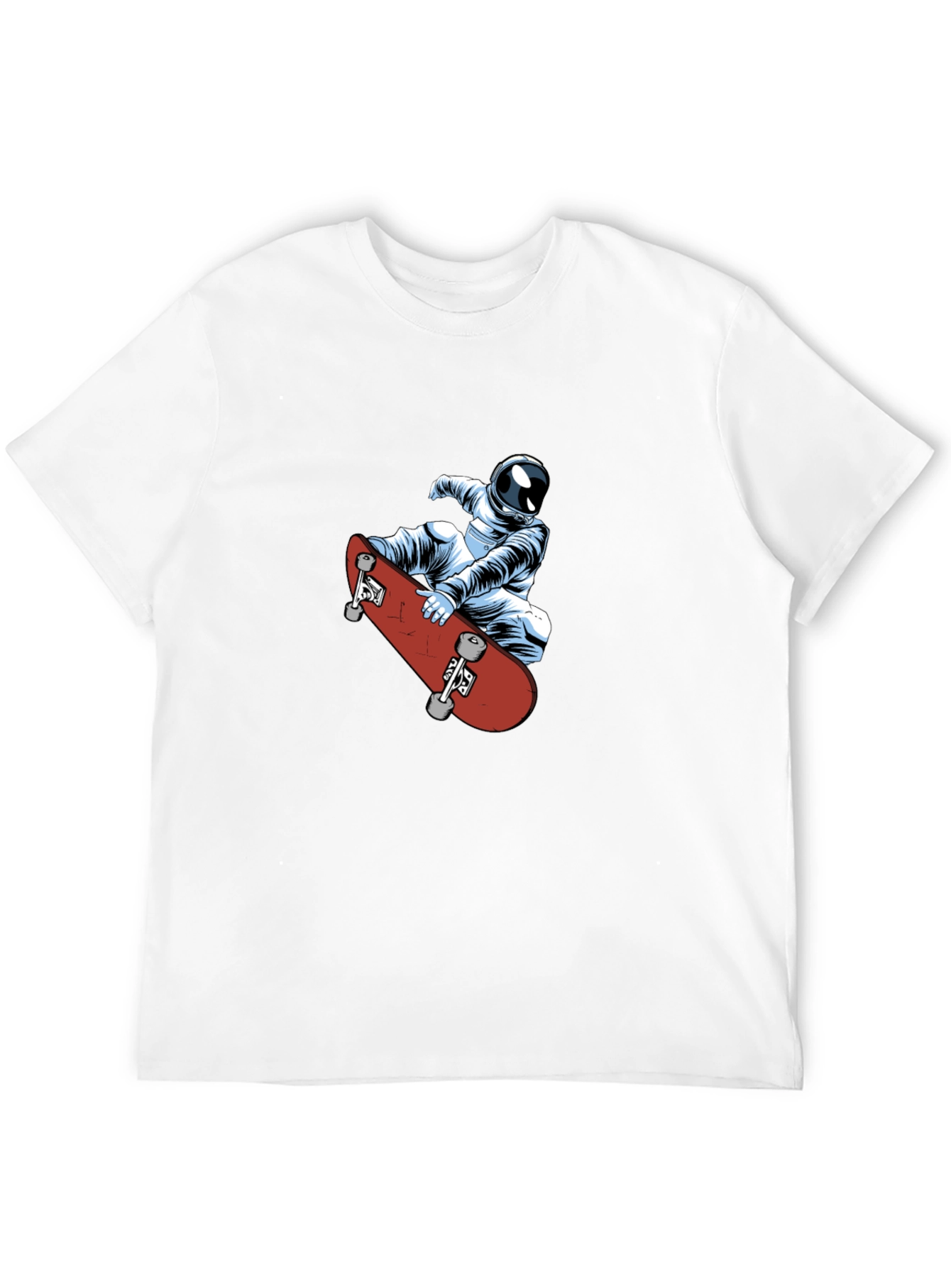 Skateboarding Astronaut Graphic Tee
