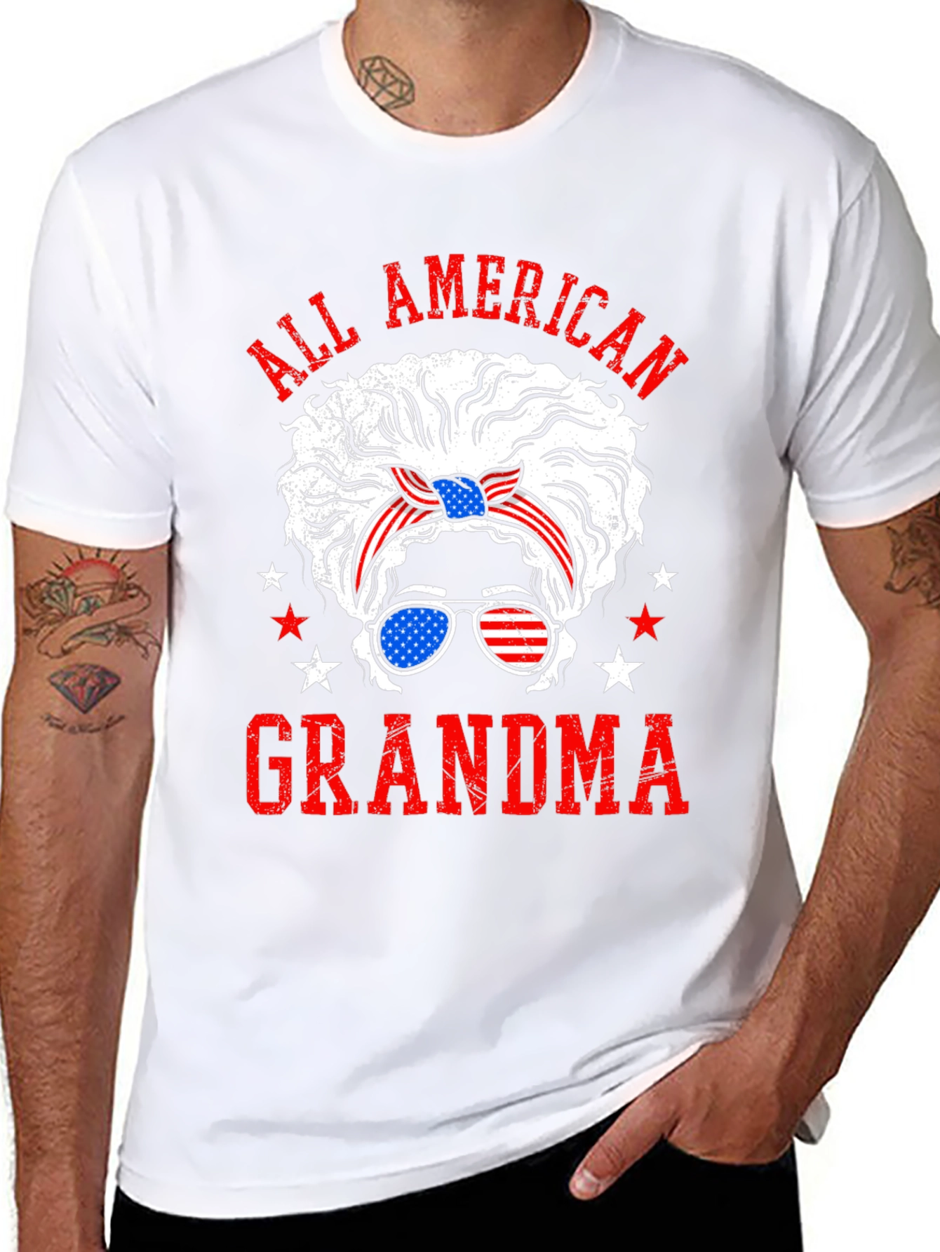 All American Grandma T-Shirt