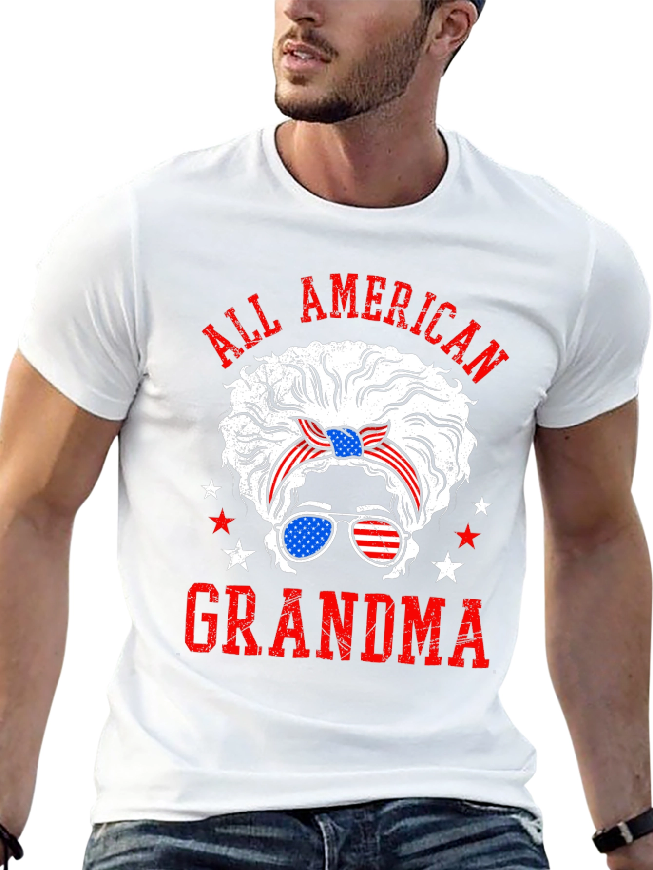 All American Grandma T-Shirt