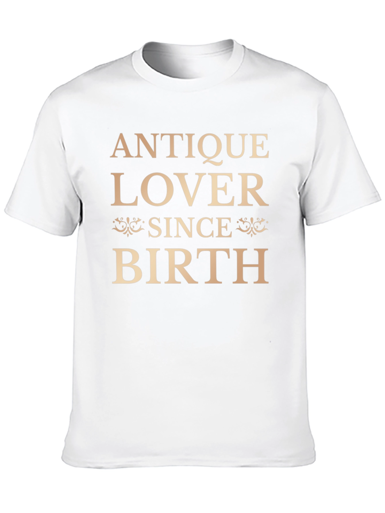 Antique Lover Since Birth Black Graphic Tee