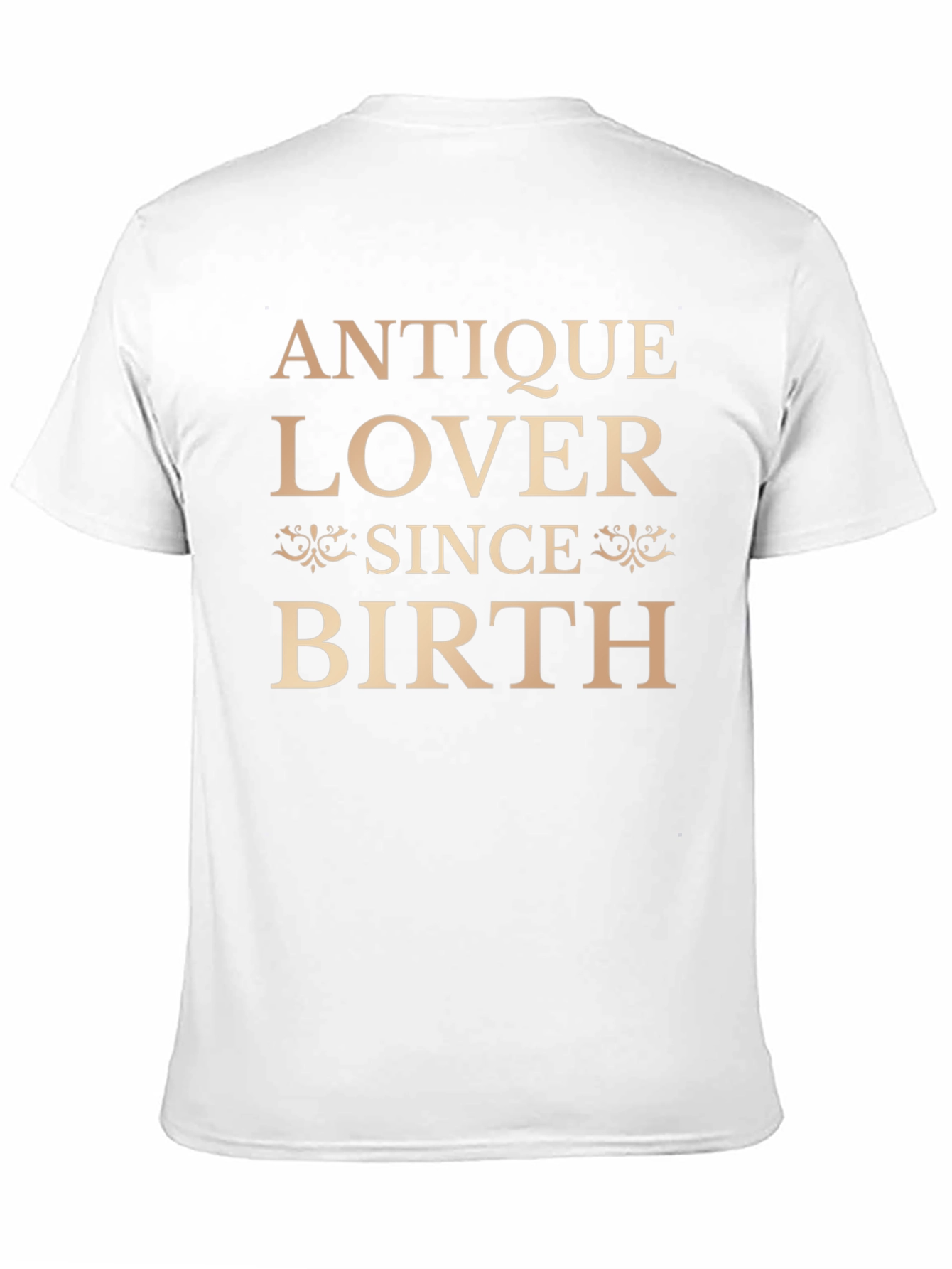 Antique Lover Since Birth Black Graphic Tee