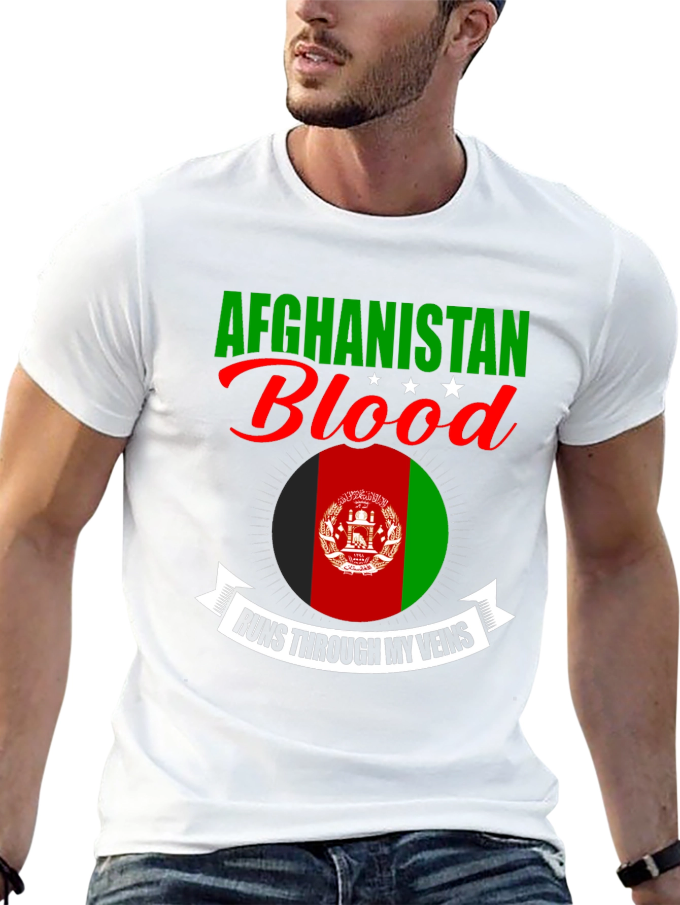 Afghanistan Blood Runs Through My Veins T-Shirt