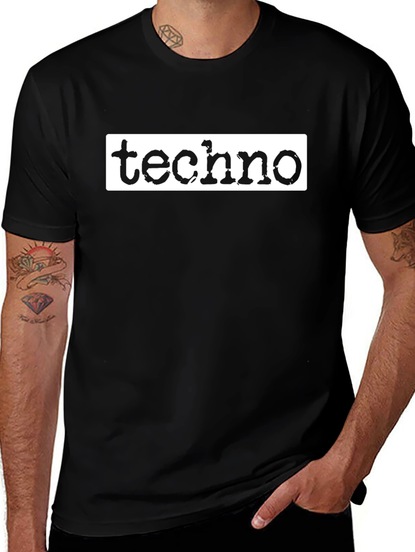 Techno Music Graphic T-Shirt