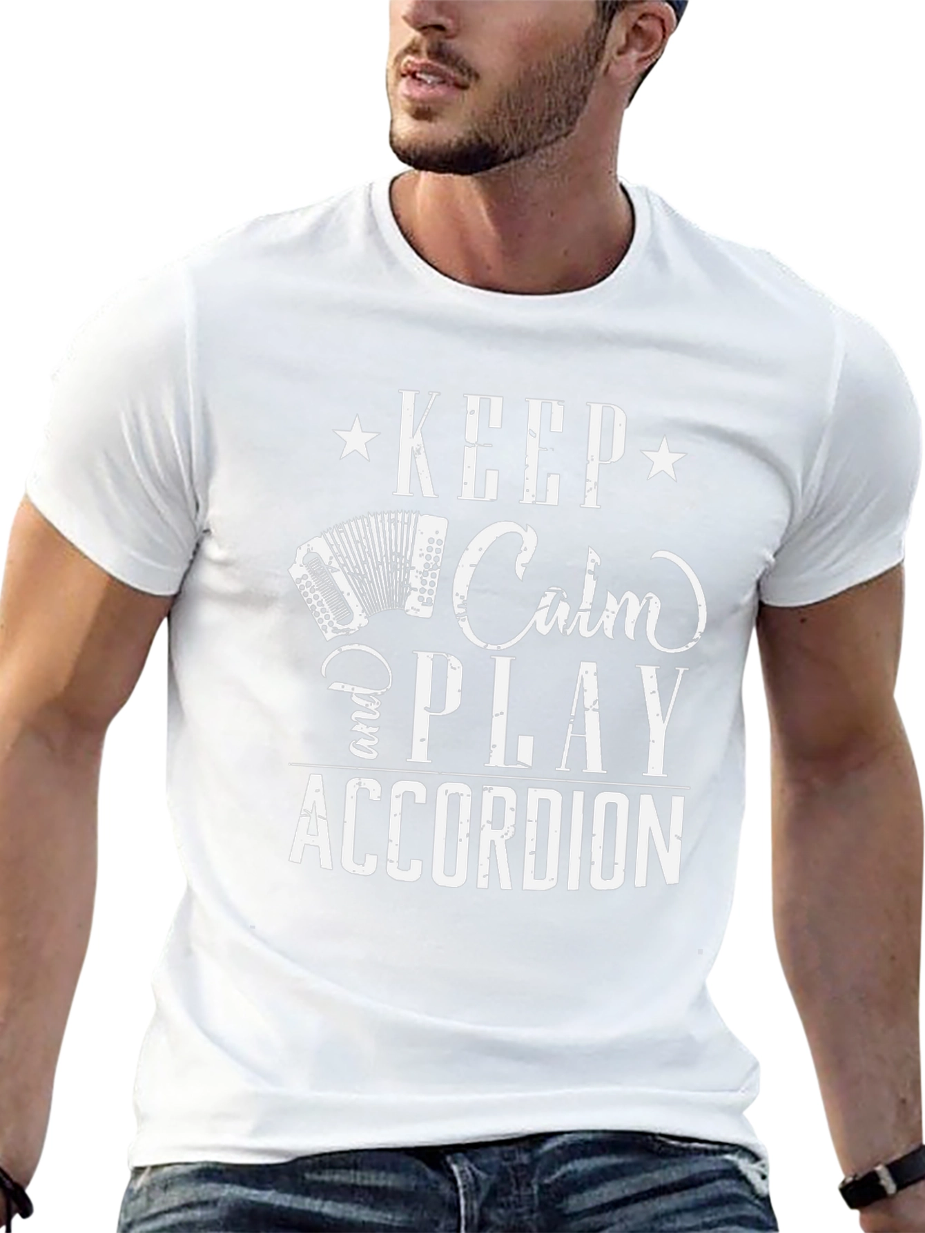 Keep Calm & Play Accordion T-Shirt