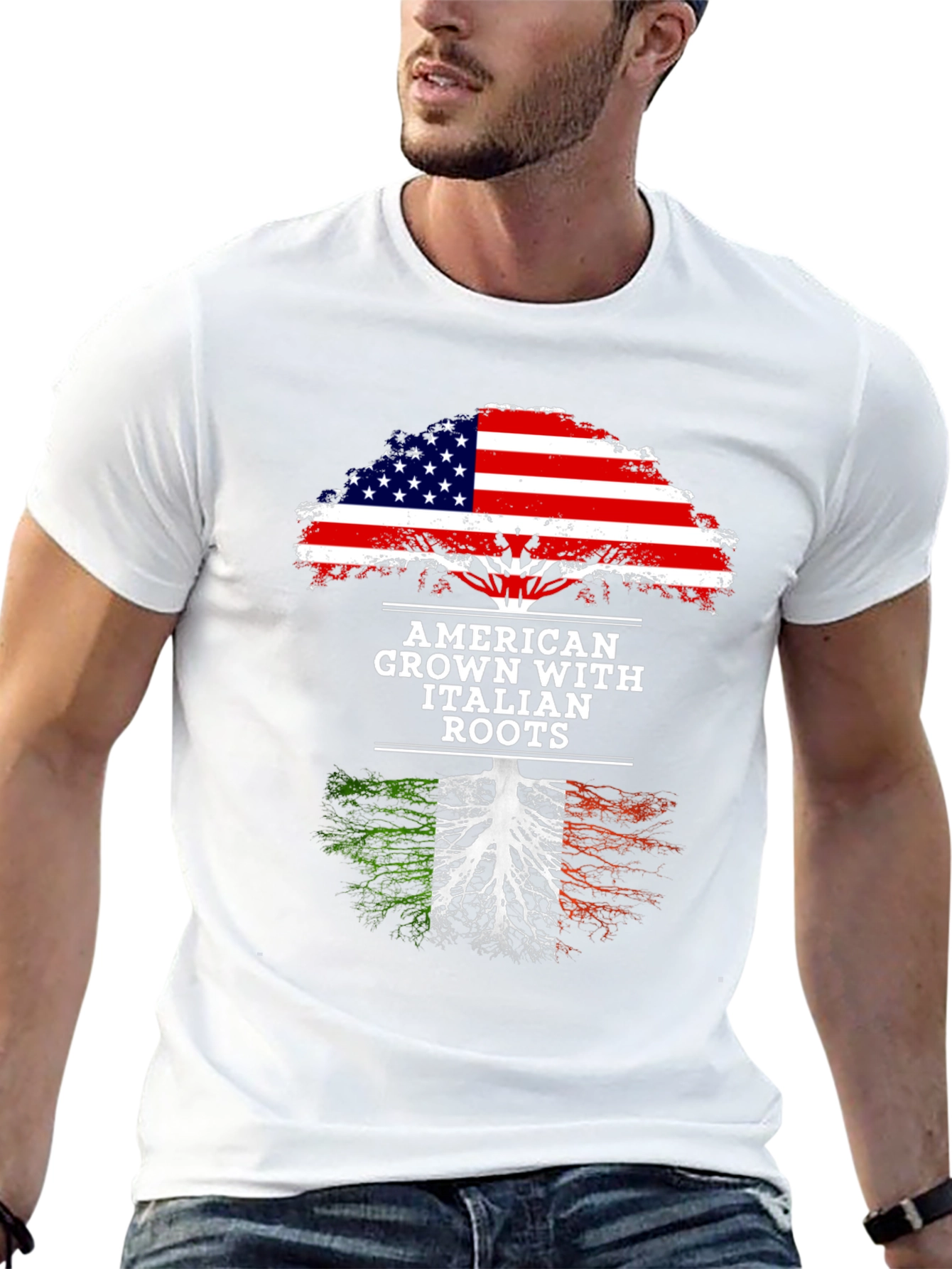 American Grown with Italian Roots T-Shirt