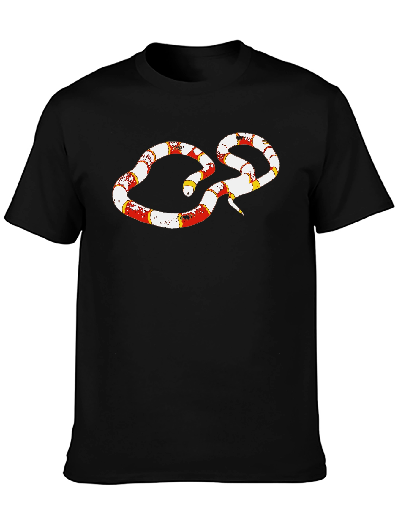 Snake Graphic Black T-Shirt
