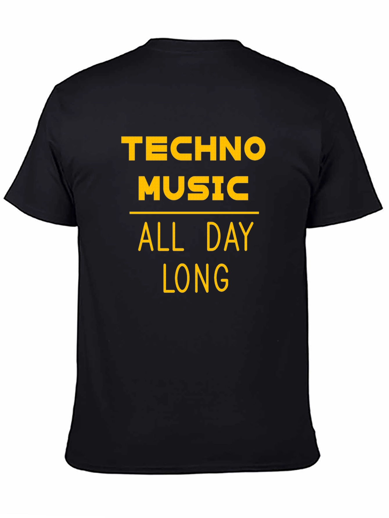 Techno Music All Day Long Graphic T-Shirt