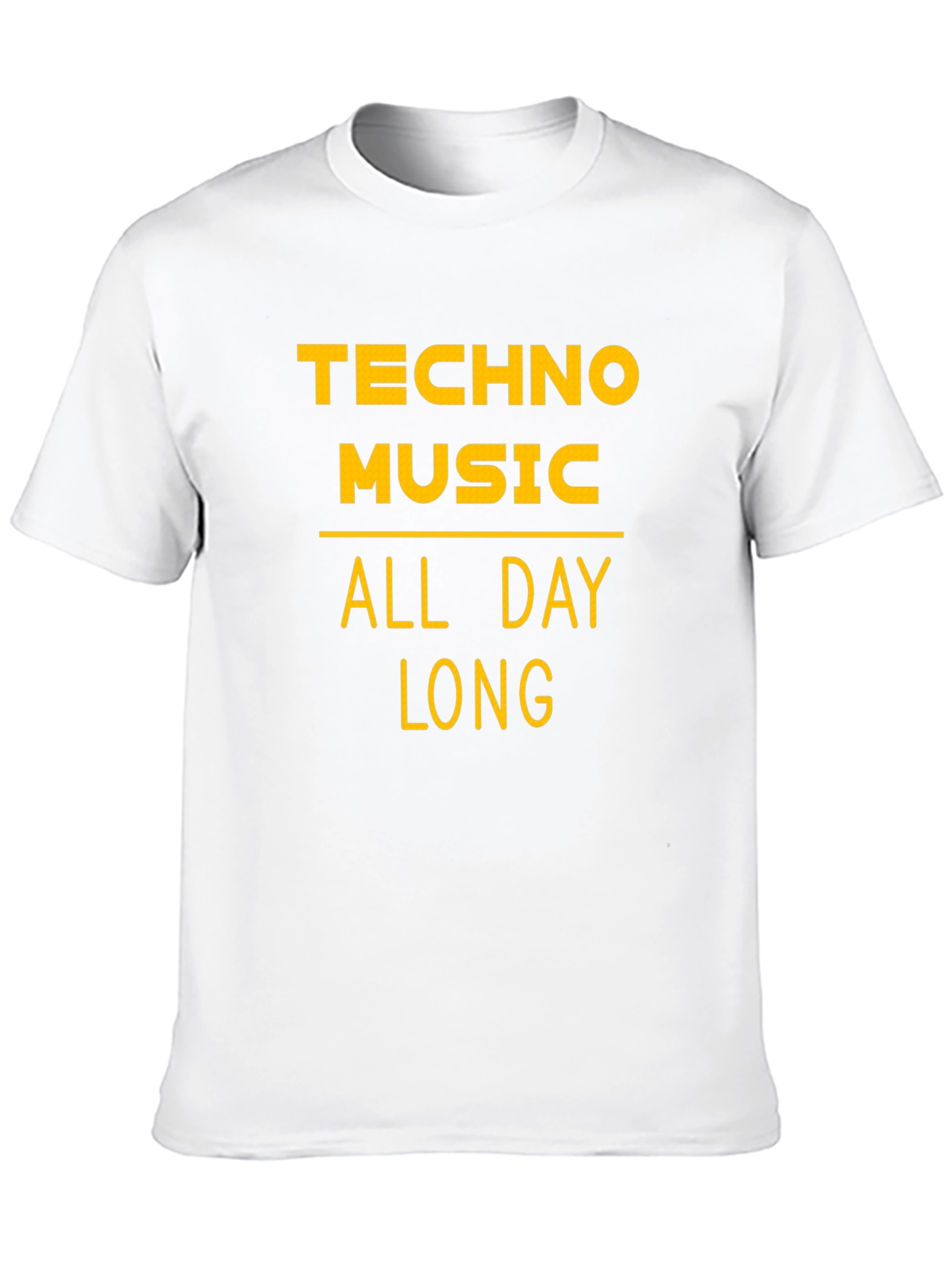 Techno Music All Day Long Graphic T-Shirt