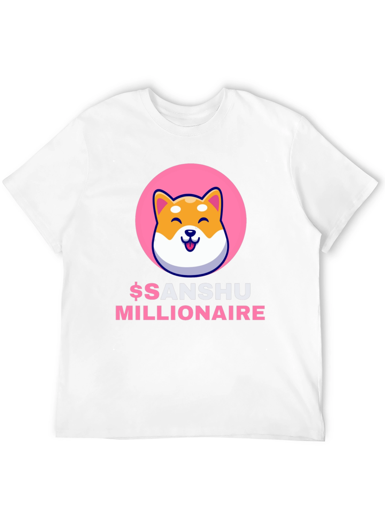 Sanshu Inu Millionaire Graphic Tee - Black