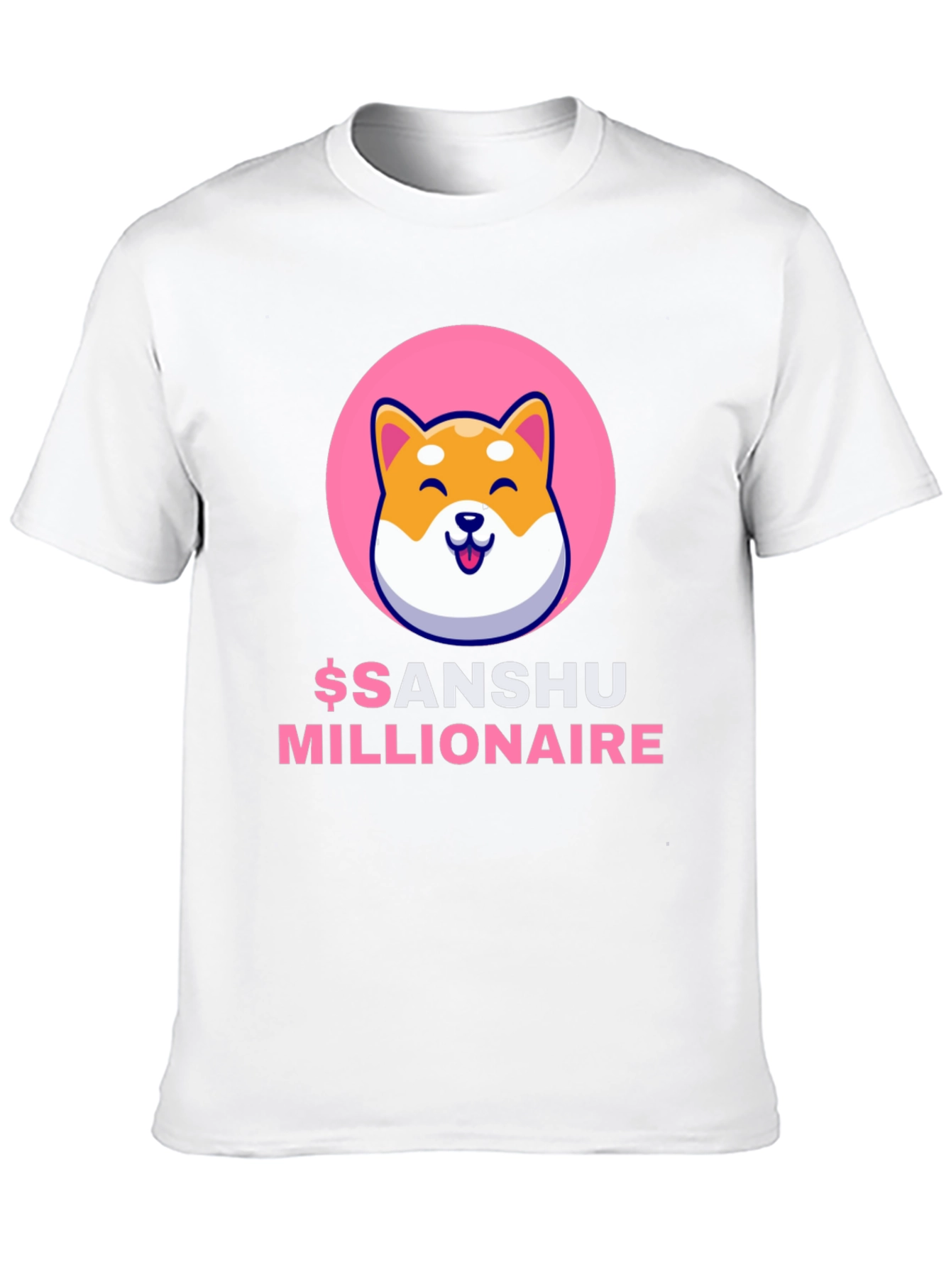 Sanshu Inu Millionaire Graphic Tee - Black
