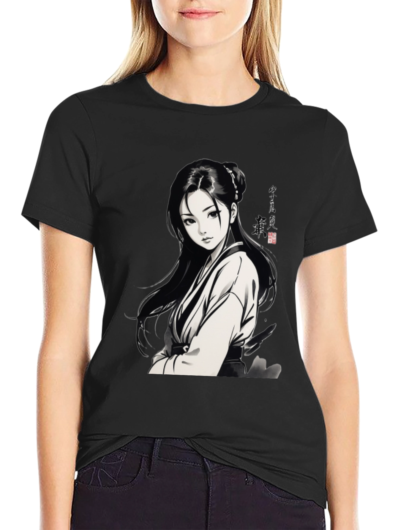 Anime Girl Graphic Tee - Stylish Unisex T-Shirt
