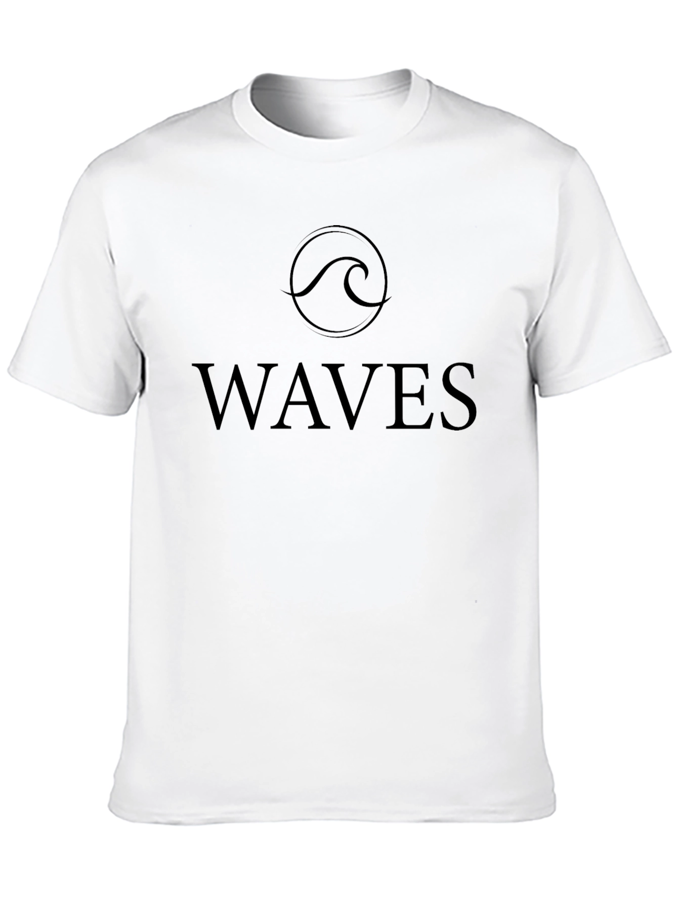 Waves Graphic T-Shirt - Black