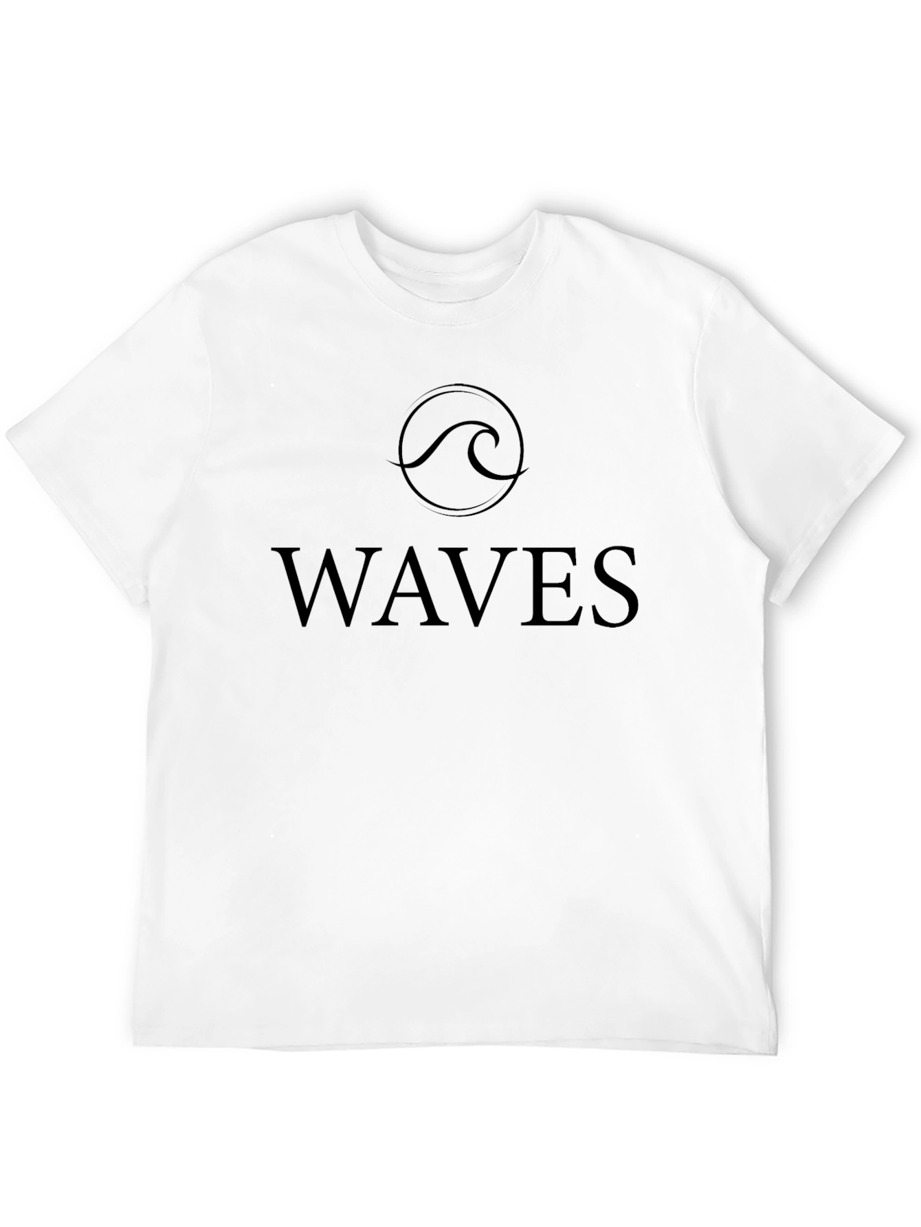 Waves Graphic T-Shirt - Black
