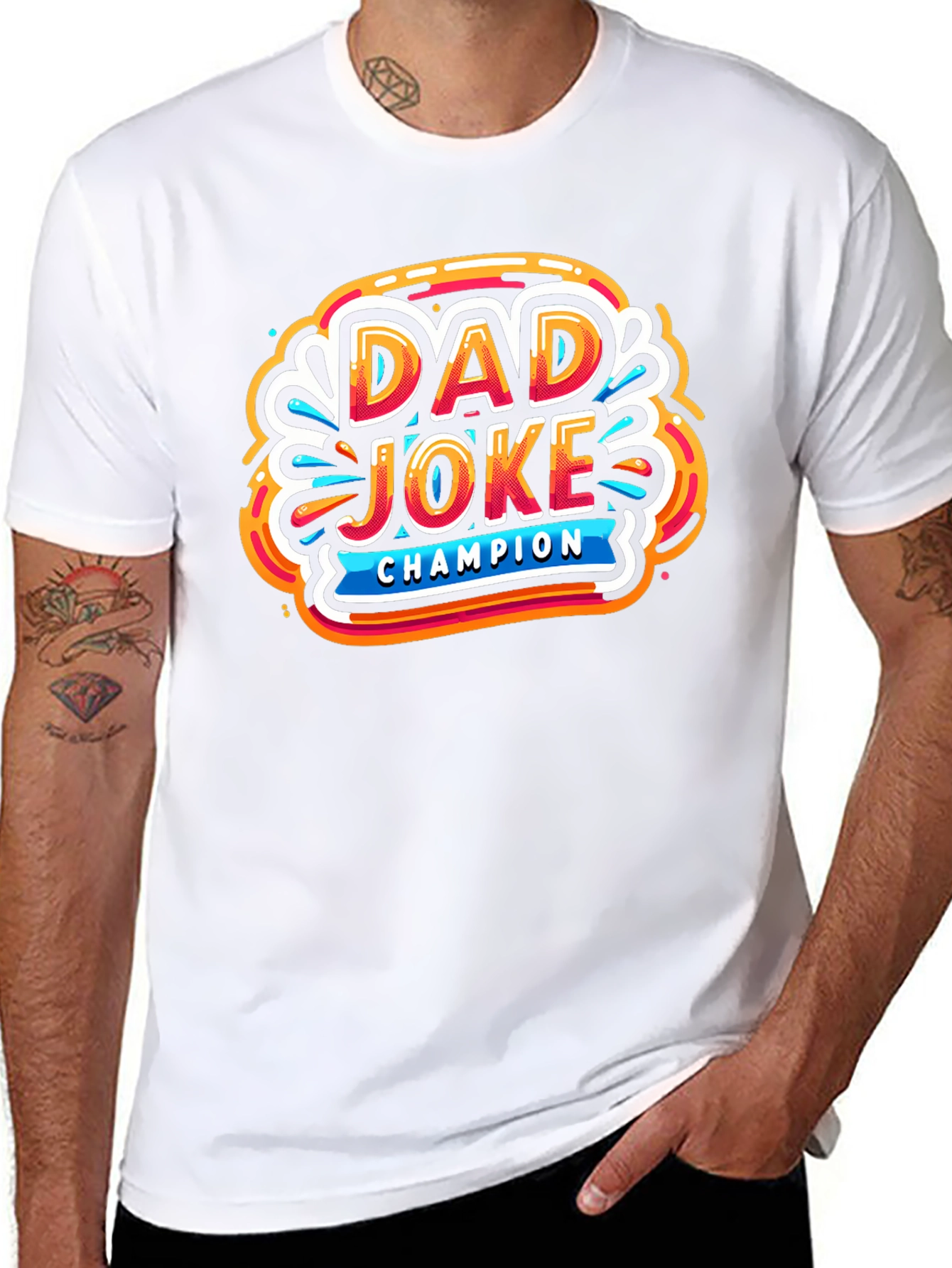 Dad Joke Champion Graphic T-Shirt